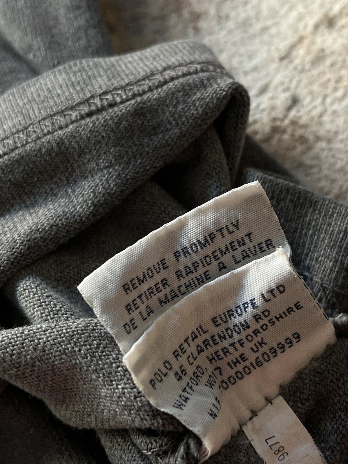 Ralph Lauren Polo Ralph Lauren Sz XL Rugby Shirt Grey 2000s Small Pony Size US XL / EU 56 / 4 - 13 Thumbnail