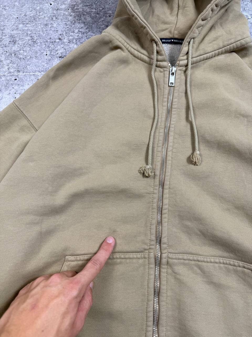 Vintage Vintage Baggy High Cotton Zip Up Hoodie Boxy Fit Y2K Size US L / EU 52-54 / 3 - 5 Thumbnail