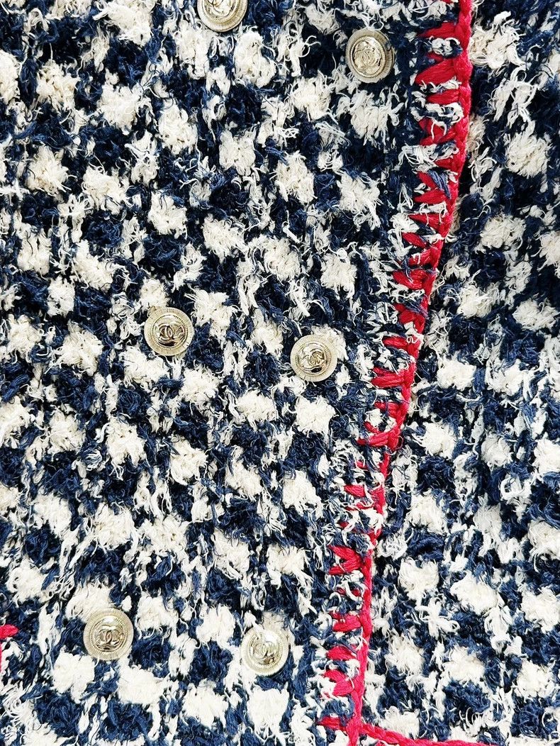 Chanel Chanel 21C early spring show blue and white thousand-bird Size S / US 4 / IT 40 - 4 Thumbnail