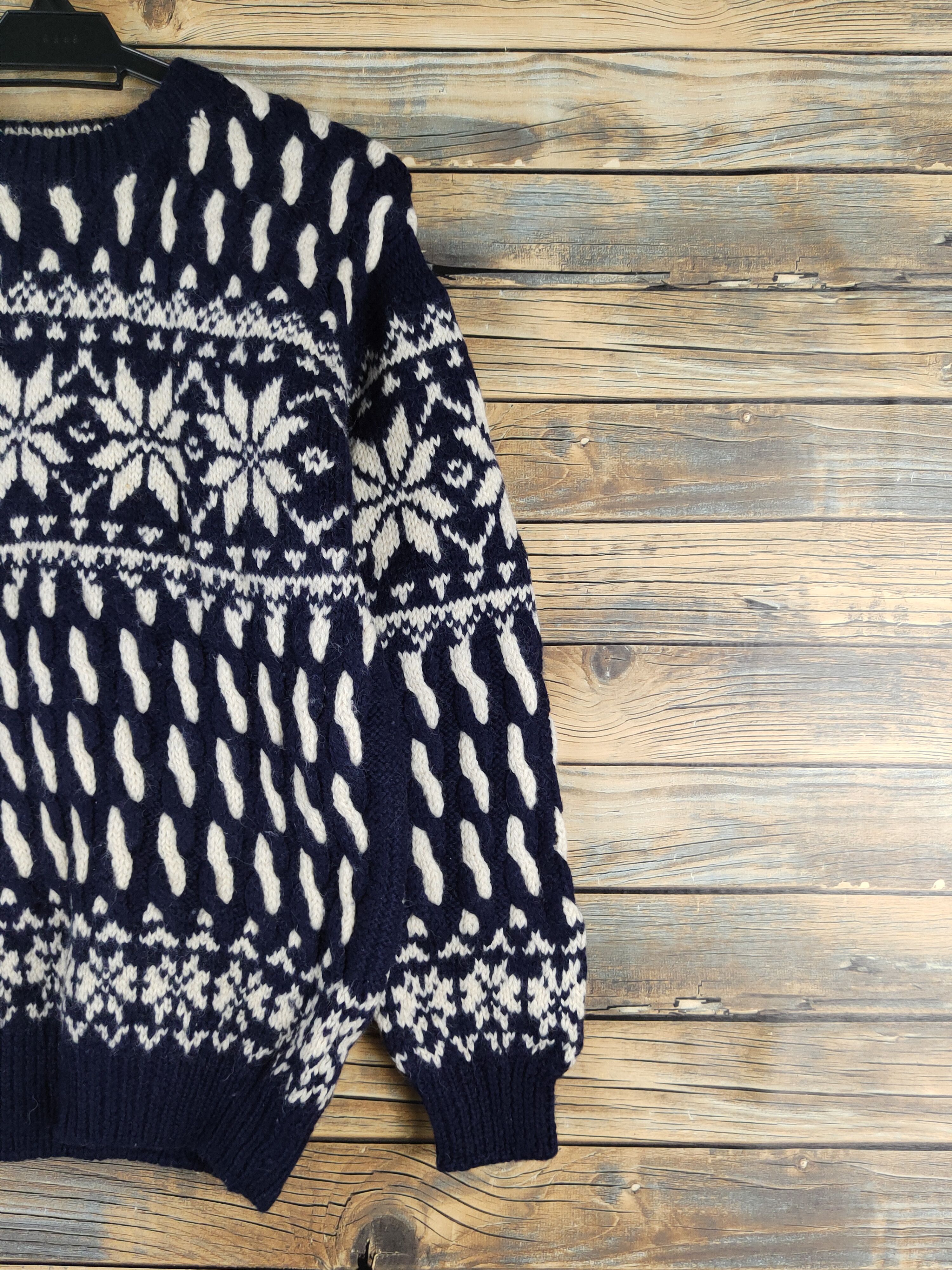 Japanese Brand Mind More Navy Knitwear Sweatshirts #W1937 Size M / US 6-8 / IT 42-44 - 5 Thumbnail