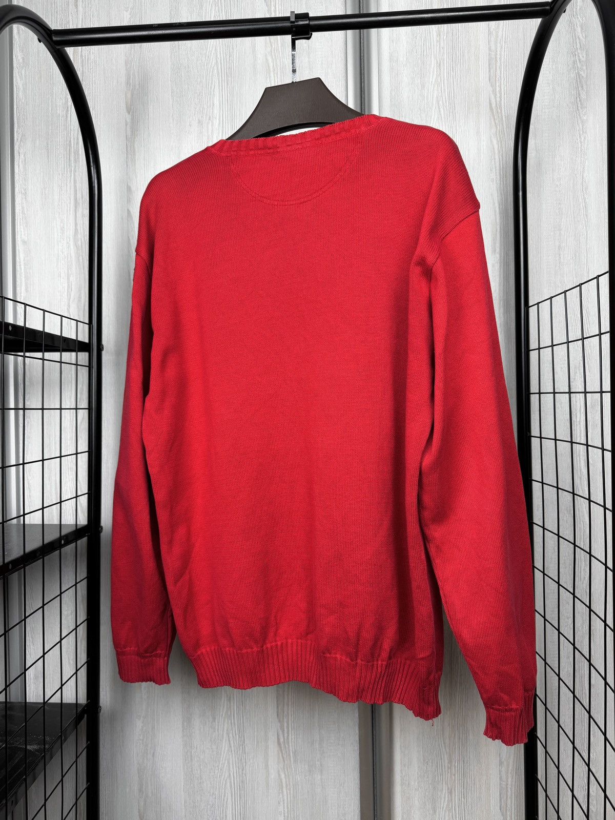 Paul & Shark Paul & Shark vintage heavy knit cotton red sweater jumper XL Size US XL / EU 56 / 4 - 8 Thumbnail