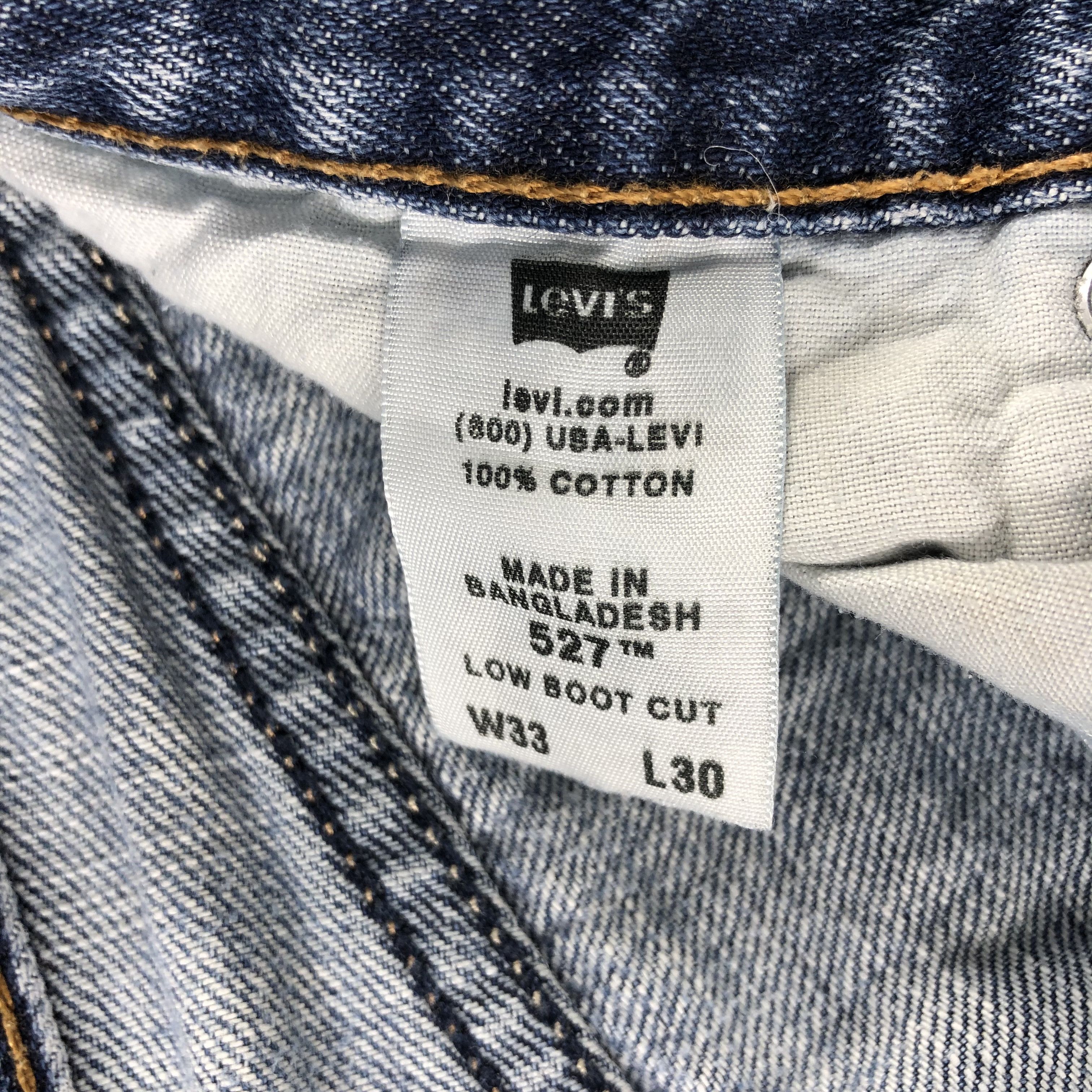 Levi's Vintage Levis 527 Jeans Blue Flare Denim KJ1116 Size US 33 - 15 Thumbnail