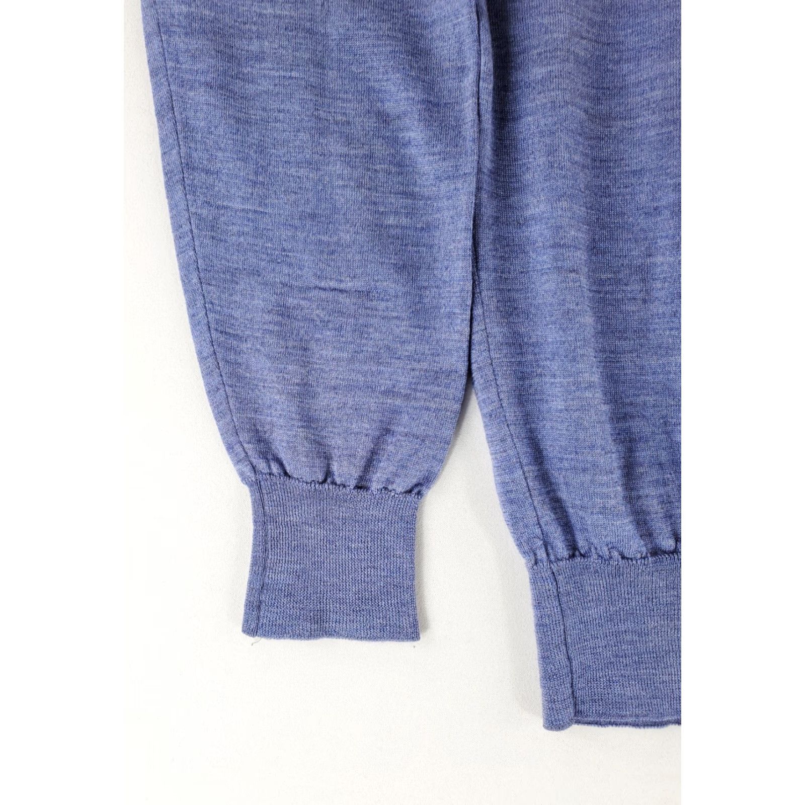 Peter Millar Peter Millar V Neck Sweater Wool Silk Blend Blue Mens M Pullover Size US M / EU 48-50 / 2 - 4 Thumbnail