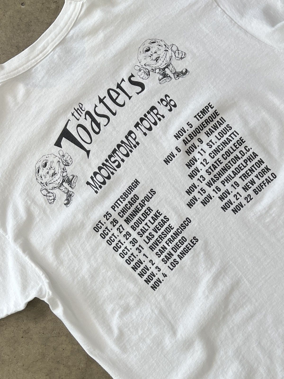 Band Tees Vintage 1996 The Toasters Moonstomp Tour Single Stitch XL Size US XL / EU 56 / 4 - 4 Thumbnail