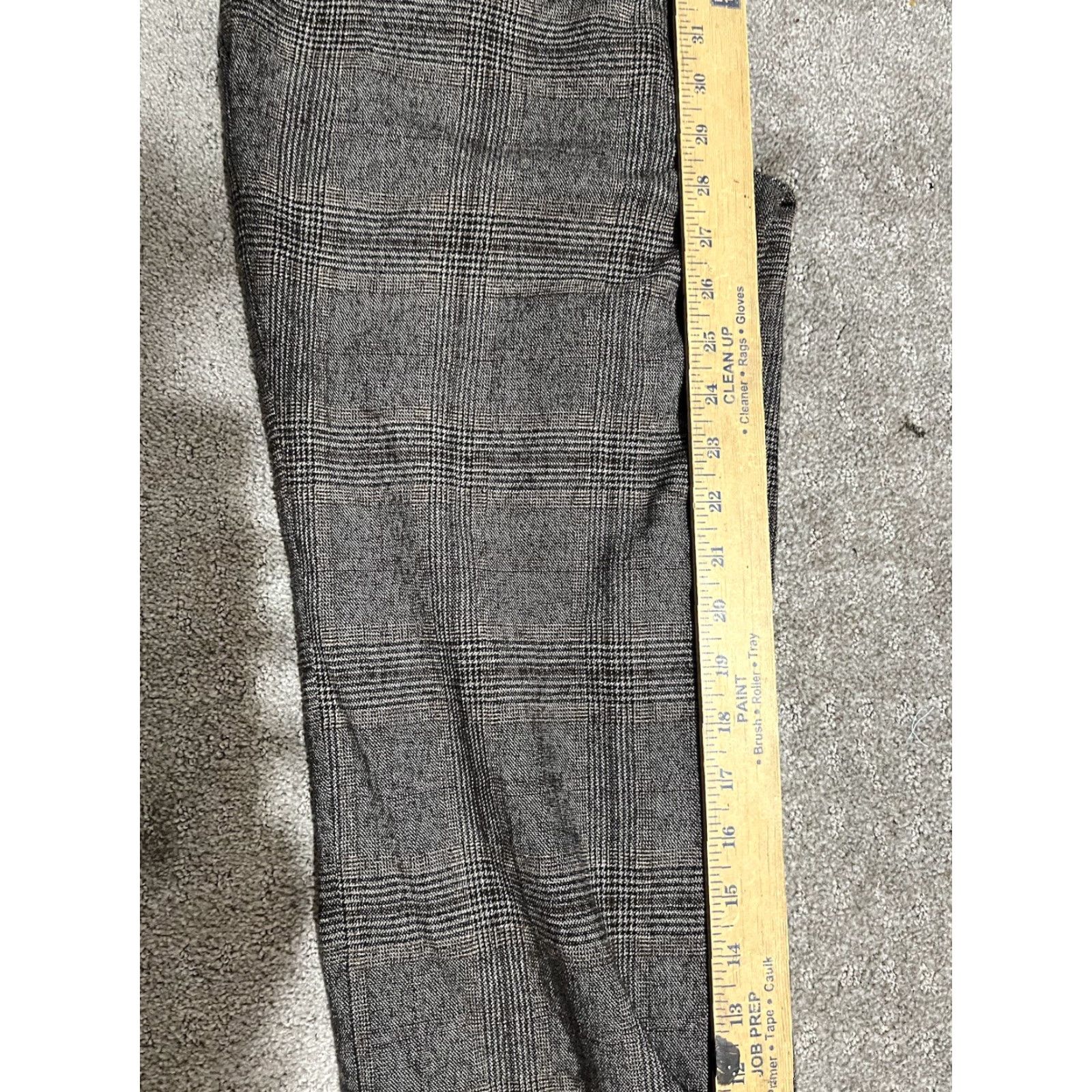 Calvin Klein Calvin Klein Womens Brown Plaid Pants Classic Fit 28W Regular Inseam 29 in Bootcut Dress Pants 28 Color Brown Mens? Wait end. Size 28" / US 6 / IT 42 - 6 Thumbnail