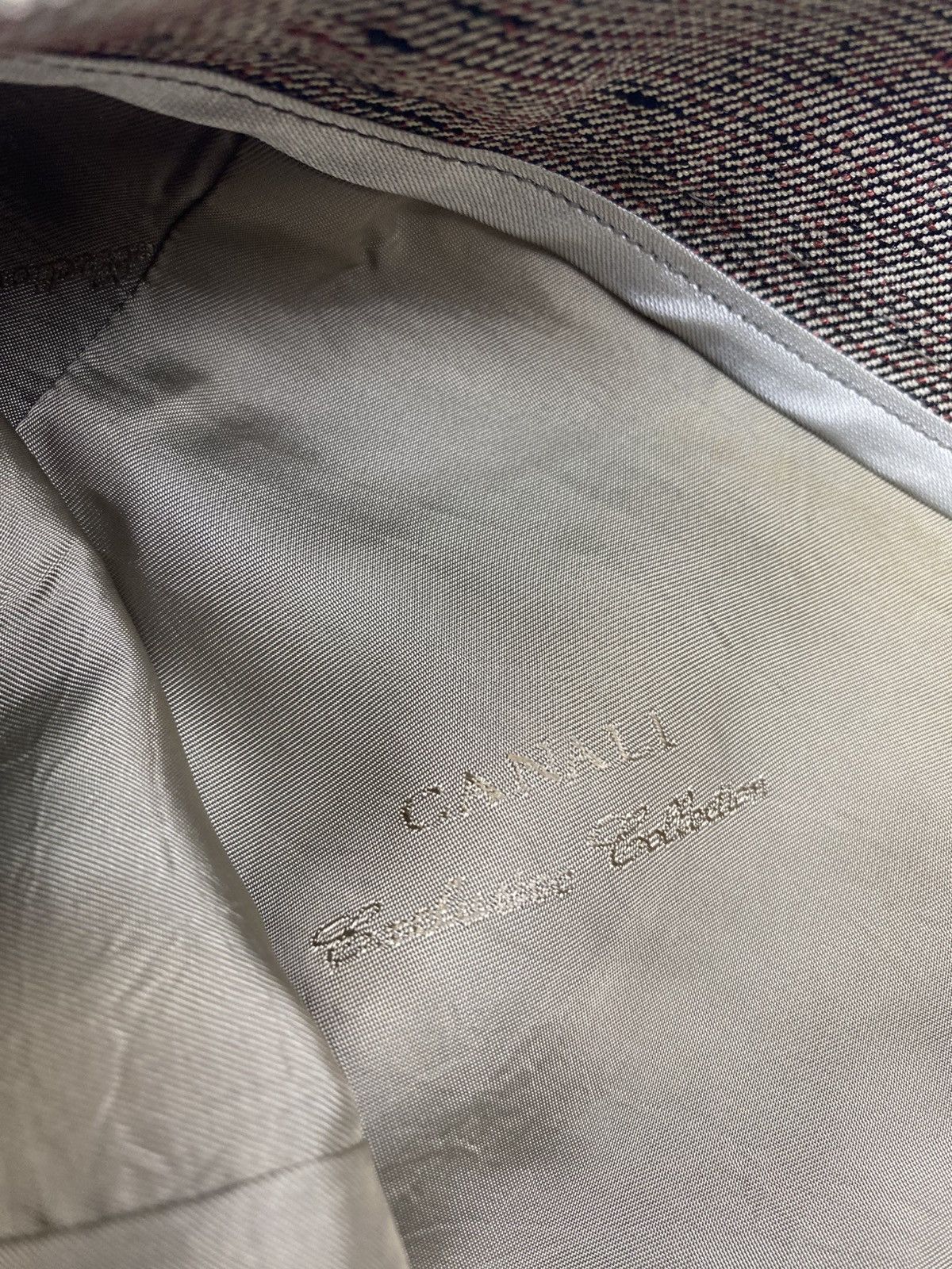 Canali Vintage classic tailored skirt with pattern by Canali Size 28" / US 6 / IT 42 - 2 Thumbnail