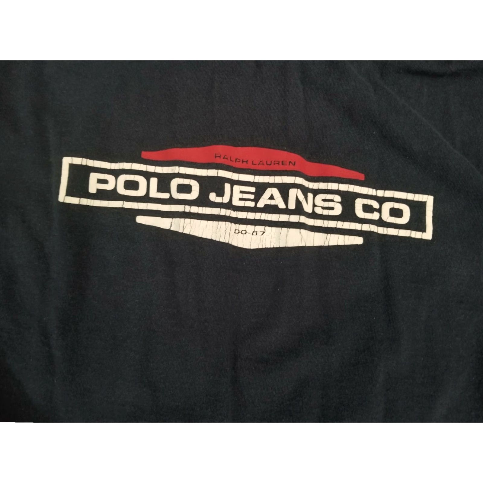Polo Ralph Lauren VTG Polo Ralph Lauren Spell Out Long Sleeve T-Shirt Polo Jeans 2XL Blue Mens 90s Distressed Logo Shirt Size US XXL / EU 58 / 5 - 5 Thumbnail