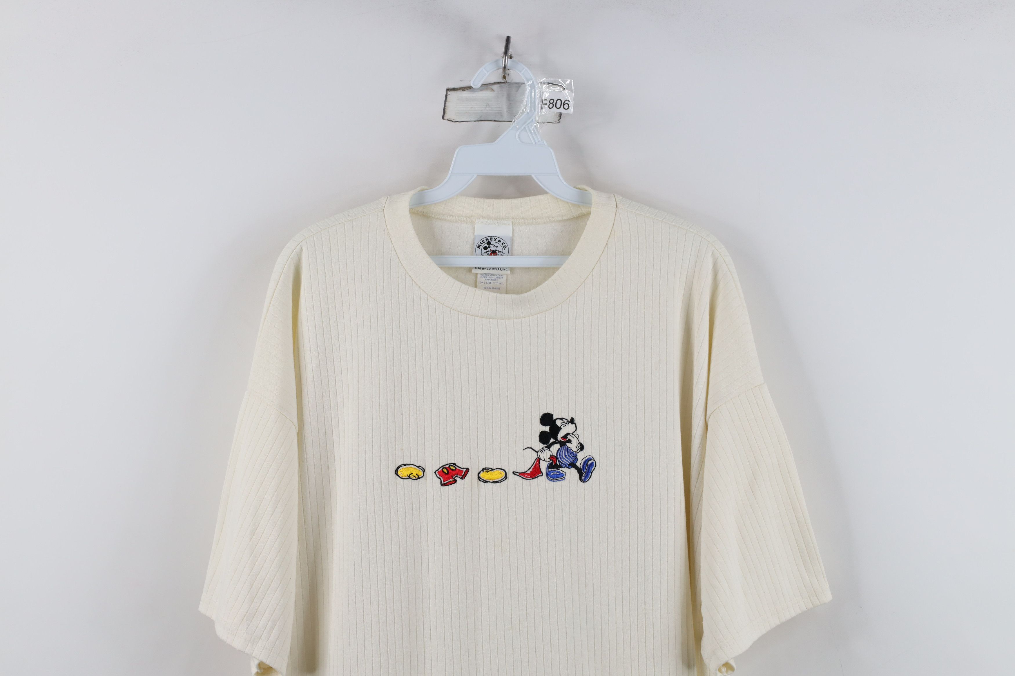Disney Vintage 90s Disney Mickey Mouse Night Gown Sleep T-Shirt Size ONE SIZE - 2 Thumbnail