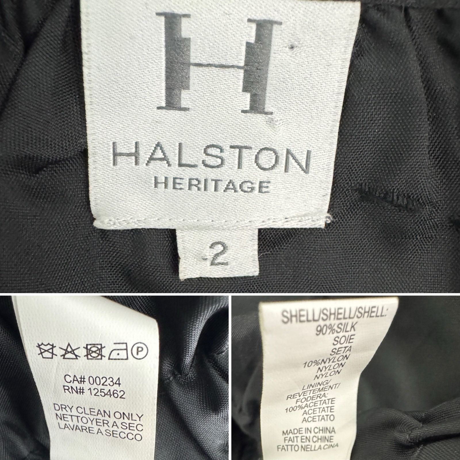 Halston Heritage Halston Heritage silk romantic poets blouse black size 2 Size XS / US 0-2 / IT 36-38 - 5 Thumbnail