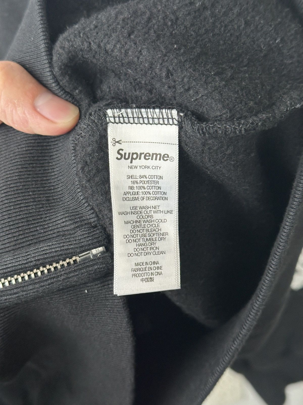 Supreme Supreme Warriors Applique Zip Up Hoodie Black Size US L / EU 52-54 / 3 - 14 Thumbnail