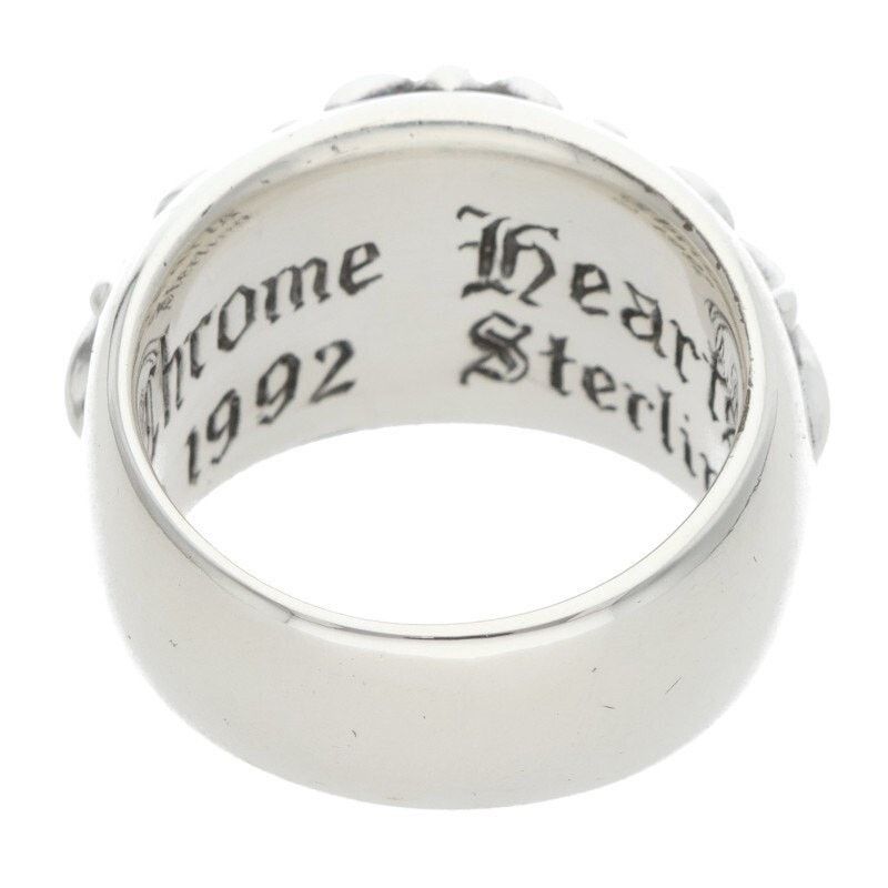 Chrome Hearts Chrome Hearts Floral Cross Silver Ring No. 14 Size ONE SIZE - 2 Thumbnail
