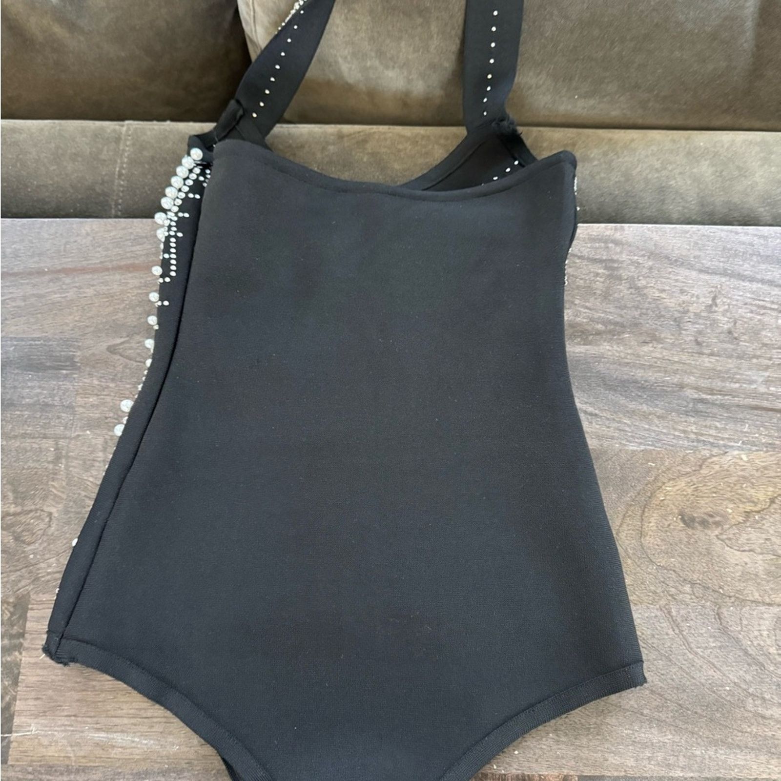 Other New Black and Pearl Halter bodysuit size XS Size XS / US 0-2 / IT 36-38 - 7 Thumbnail