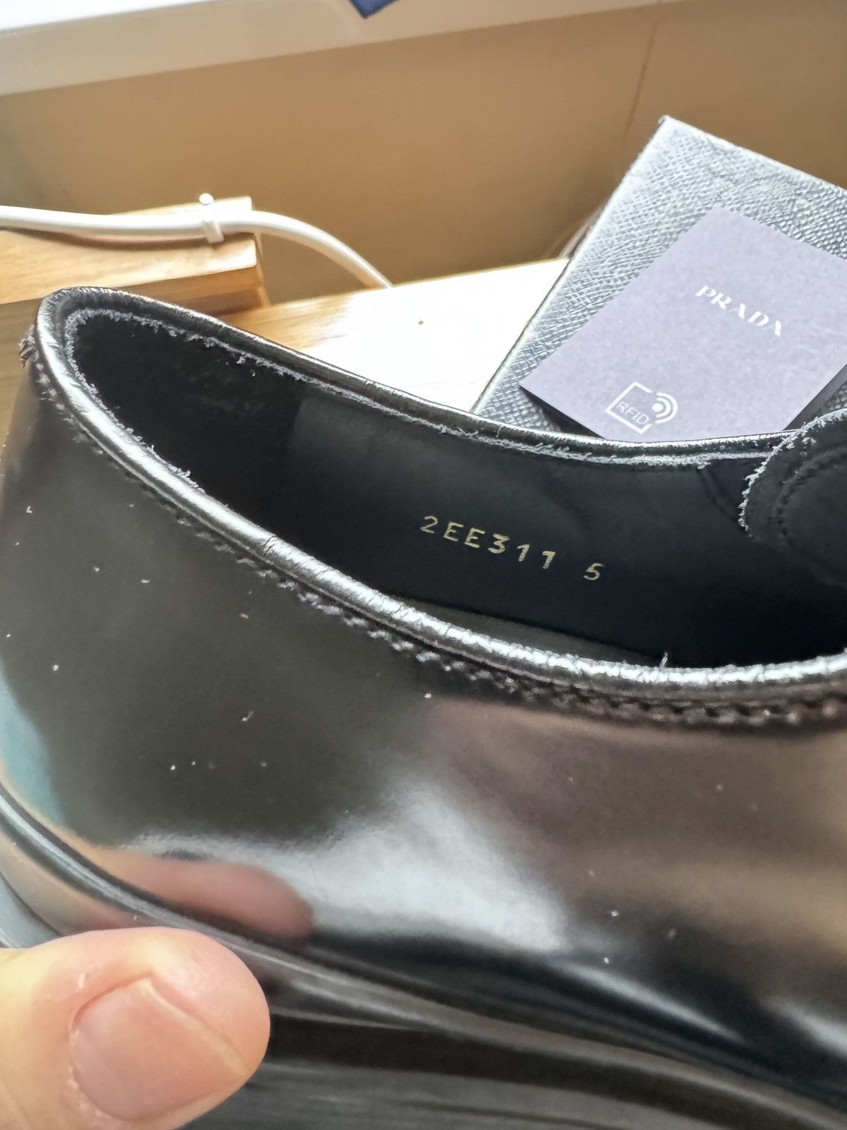 Prada Prada derby rare piece Size US 5 / EU 37 - 2 Thumbnail