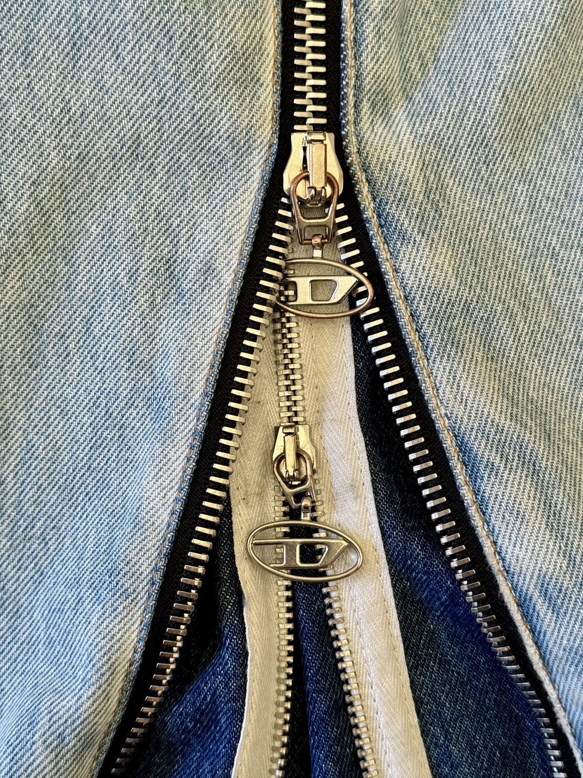 Diesel DIESEL double zip DENIM Size US 29 - 8 Thumbnail