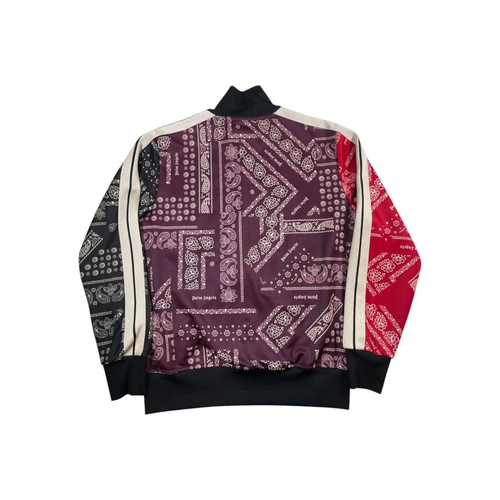 Palm Angels Palm Angels Multi Paisley Track Black Jacket Size US L / EU 52-54 / 3 - 2 Thumbnail