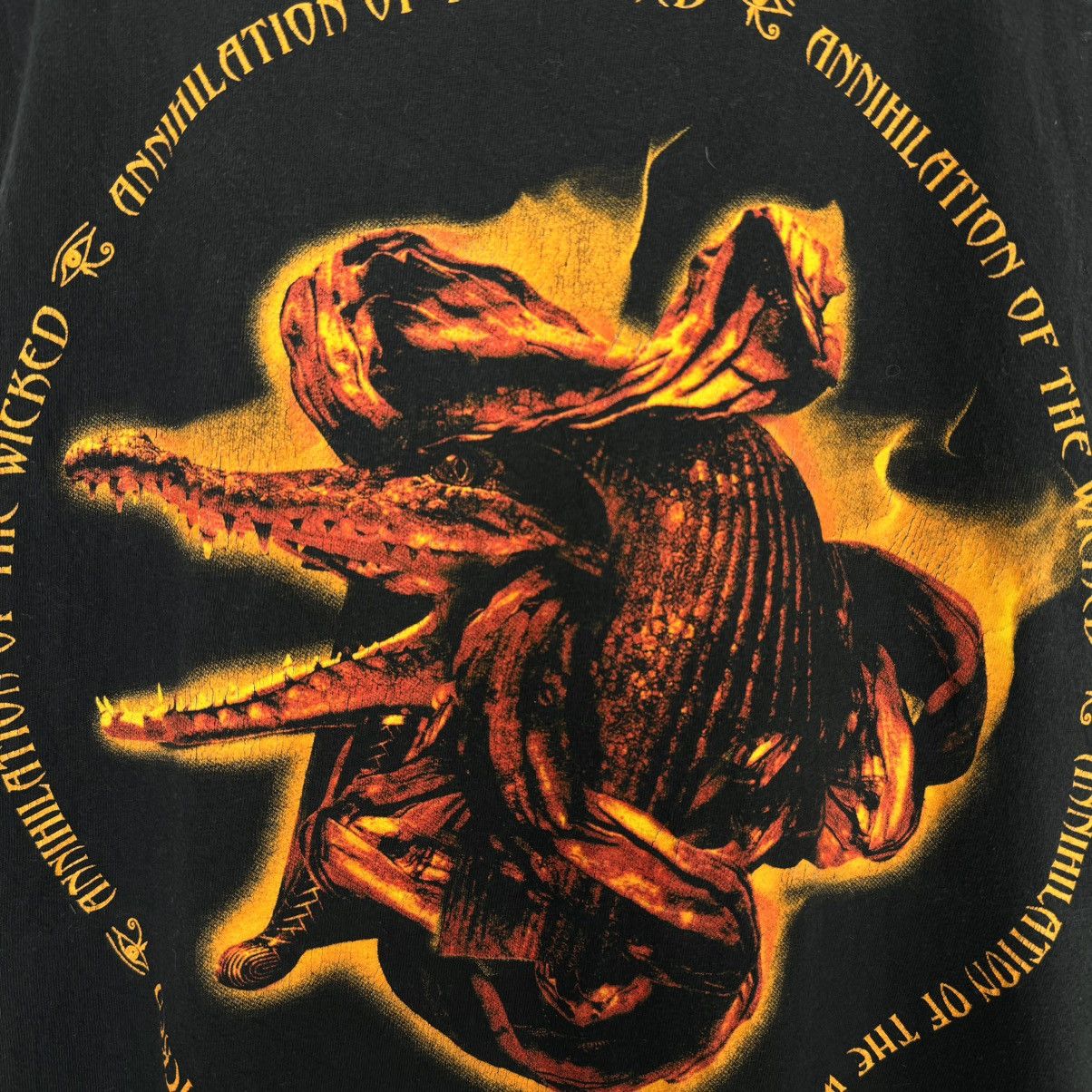 Band Tees Vintage Nile ‘Annihlation of the Wicked’ Fiend Cut Off Shirt Size US XL / EU 56 / 4 - 6 Thumbnail