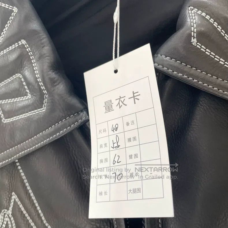 Louis Vuitton Louis Vuitton Black embroidered aviator leather jacket Size US M / EU 48-50 / 2 - 6 Thumbnail