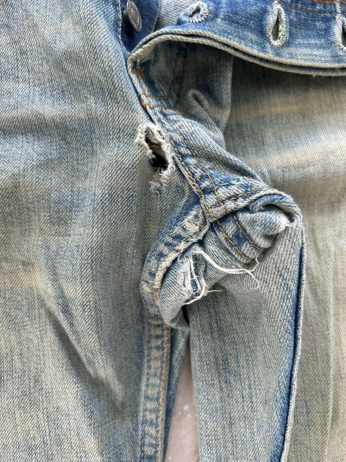 Levi's Levis 501 Vintage 90s Patchwork Denim Size US 32 / EU 48 - 7 Thumbnail