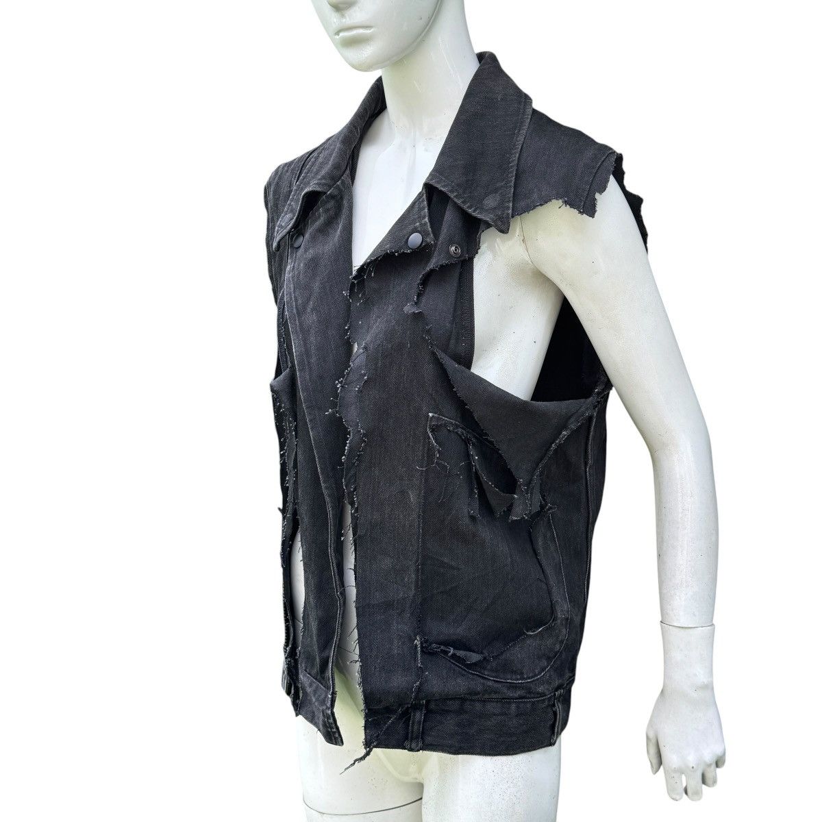 RUDE GALLERY Vintage Rude Gallery Black Distressed Thrashed Punk Bikers Size US M / EU 48-50 / 2 - 4 Thumbnail
