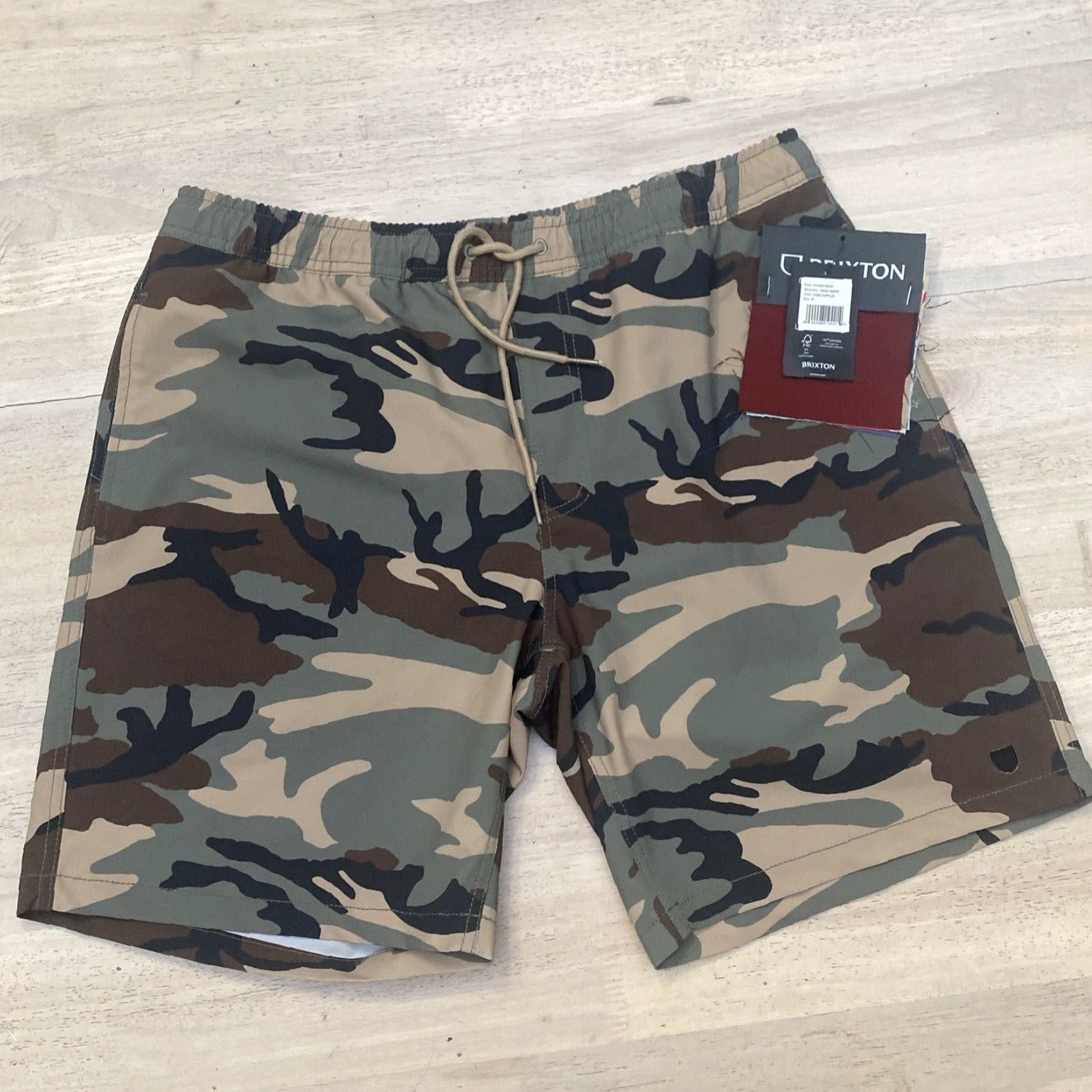 Brixton camo shorts online