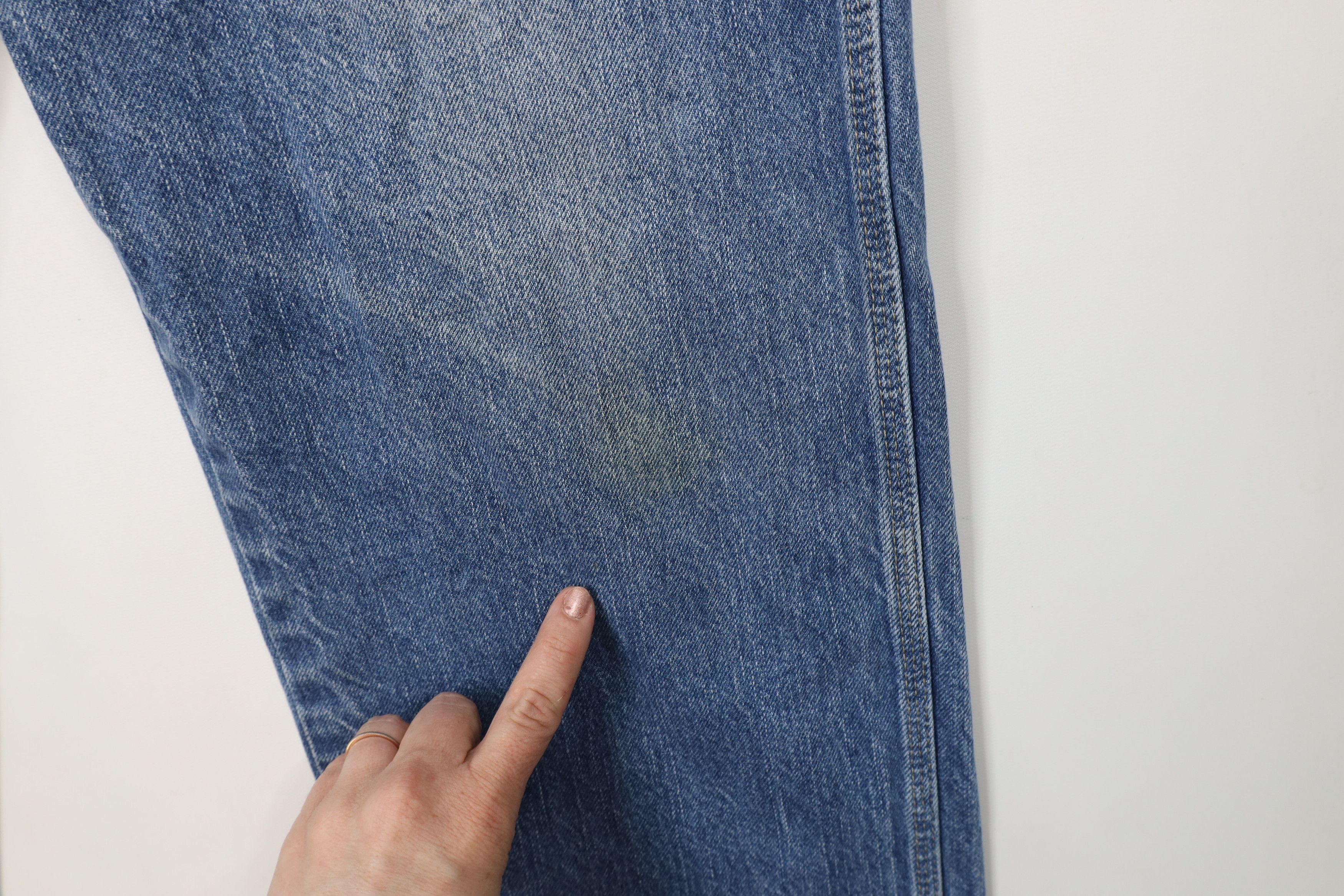 Dickies × Vintage Vintage Dickies Spell Out Wide Leg Dungaree Denim Jeans Size US 36 / EU 52 - 6 Thumbnail