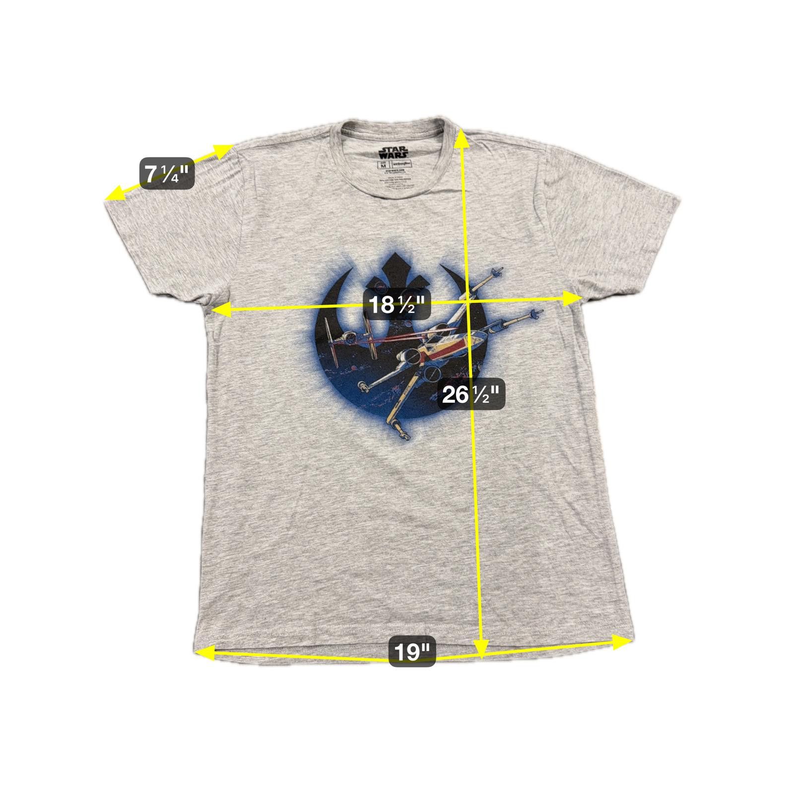 Star Wars Star Wars Rebel Alliance X-Wing Space Battle T-Shirt - M Size US M / EU 48-50 / 2 - 4 Thumbnail