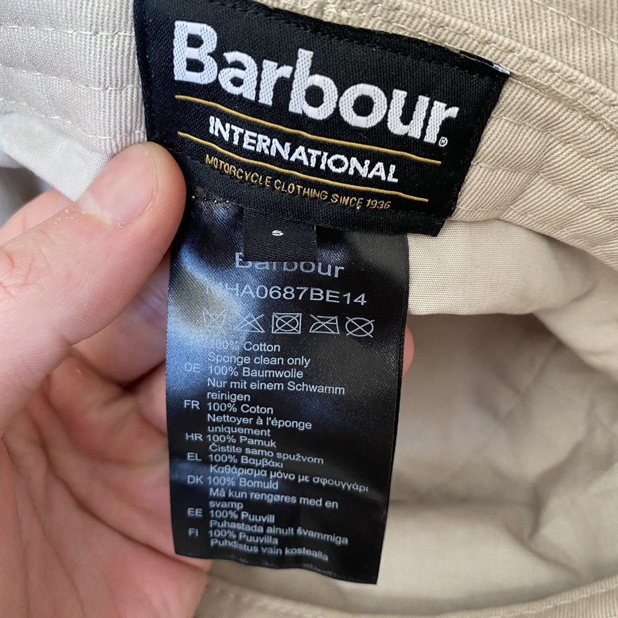 Barbour Vintage Barbour International Panama Beige Size 32 - 5 Thumbnail