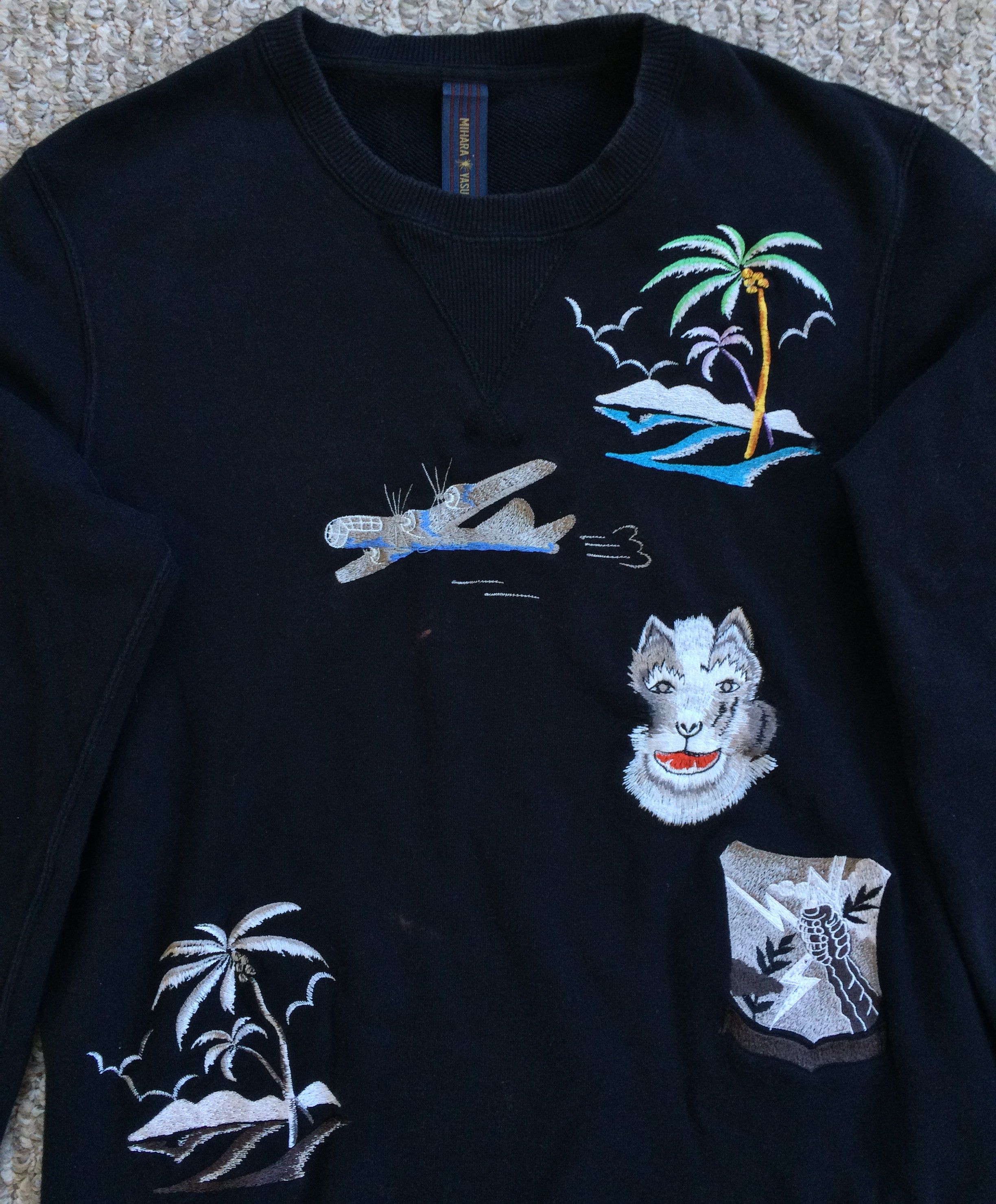 Maison MIHARA YASUHIRO Mihara Yasuhiro Embroidered Sweatshirt Size US M / EU 48-50 / 2 - 2 Thumbnail