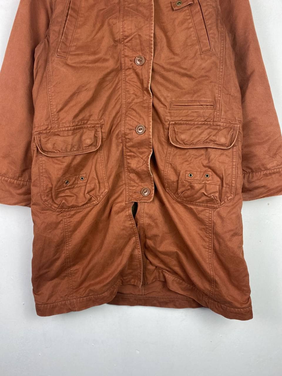 Japanese Brand japanese brand hard khakis parka jacket fur lining Size US L / EU 52-54 / 3 - 2 Thumbnail