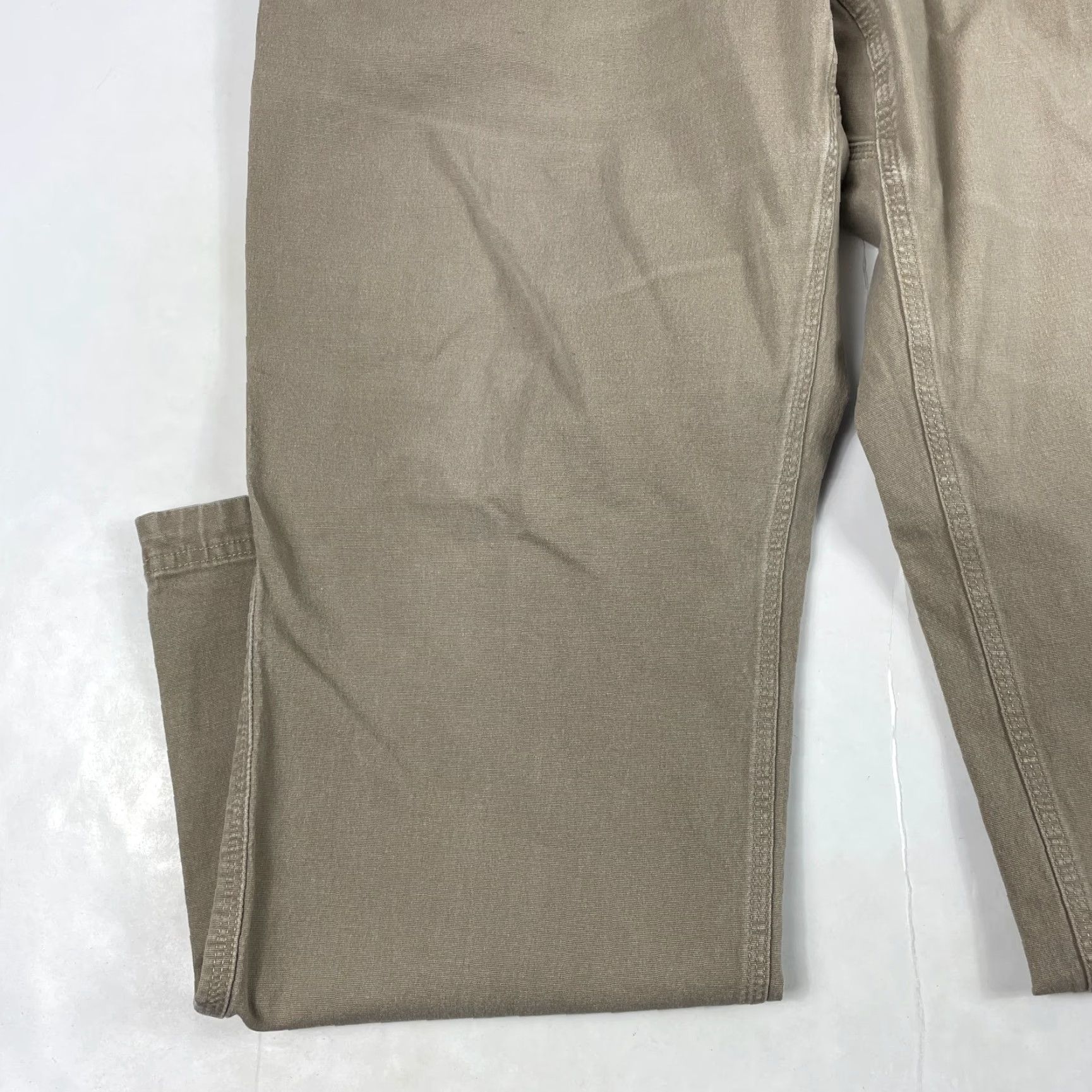 Vintage Duluth Pants Mens 38 x 32 Beige Flex Fire Hose Canvas Carpenter Relaxed Workwear Jeans Cargo style/Carpenter Casual Workwear Mens Beige 38x32 Size US 38 / EU 54 - 5 Thumbnail