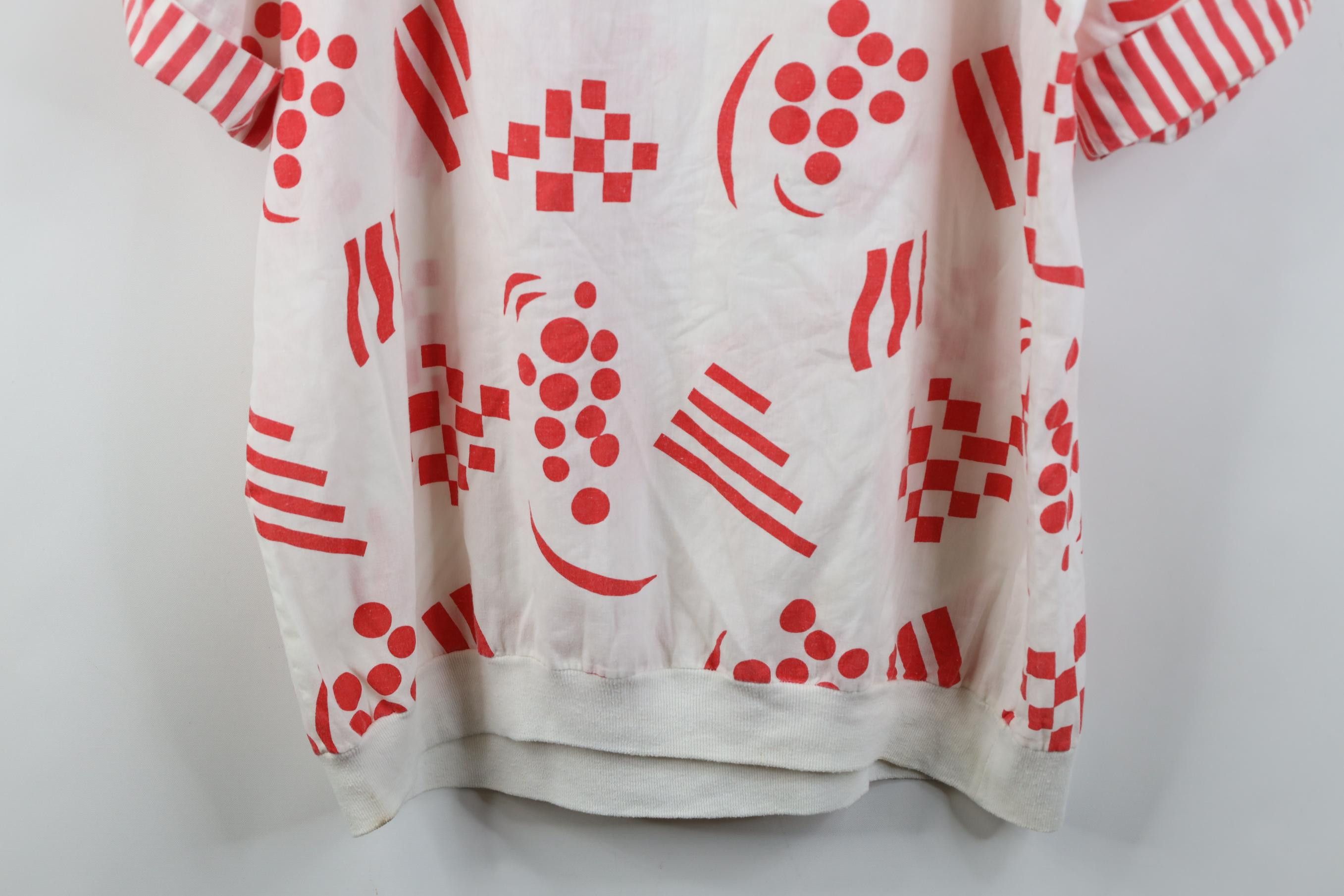 Vintage Vintage 90s Streetwear Short Sleeve Pullover T-Shirt Jacket Size L / US 10 / IT 46 - 15 Thumbnail