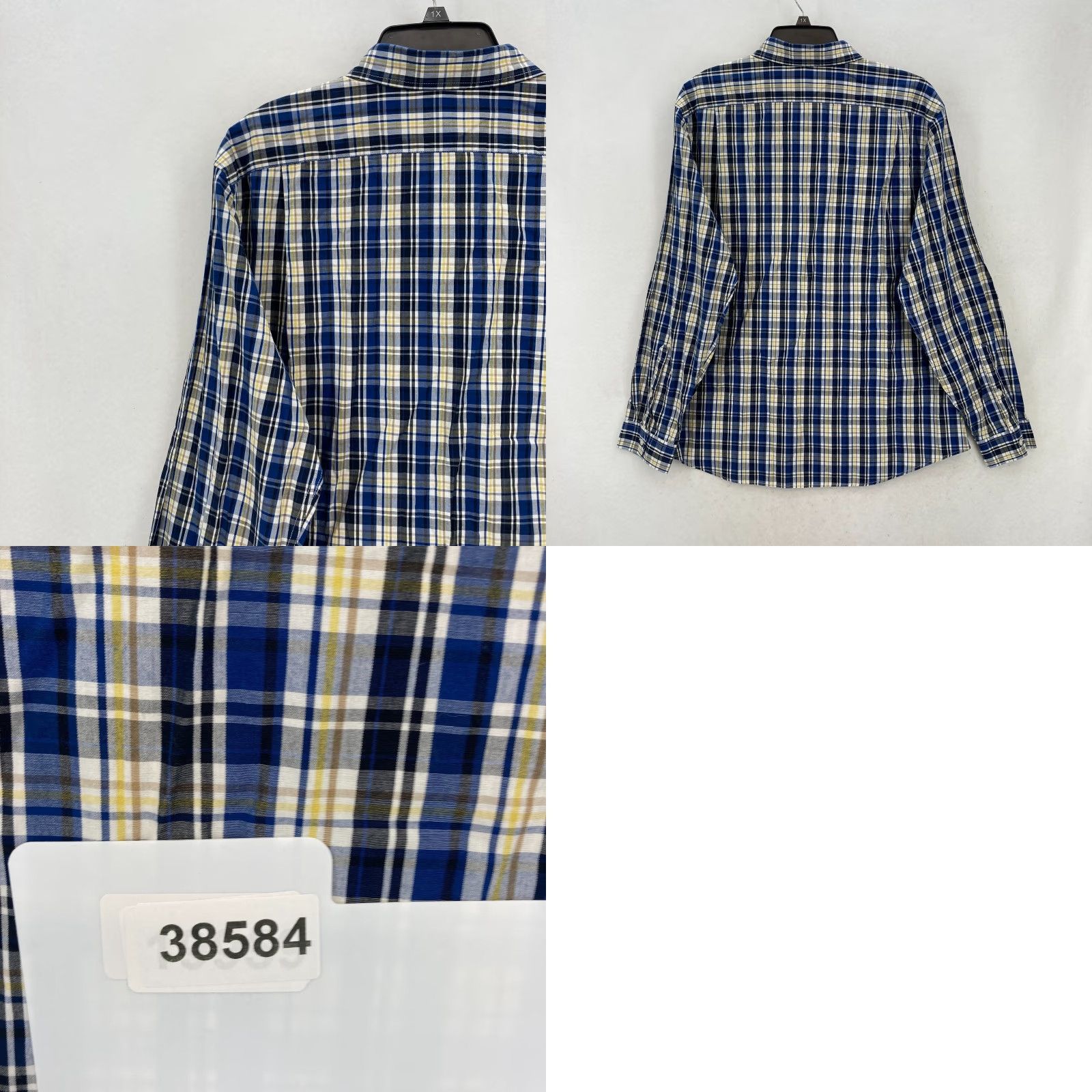 Eddie Bauer Eddie Bauer Shirt Mens XL Button-Down Long Sleeve Shirt Blue Plaid Outdoor Camp Size US XL / EU 56 / 4 - 9 Thumbnail