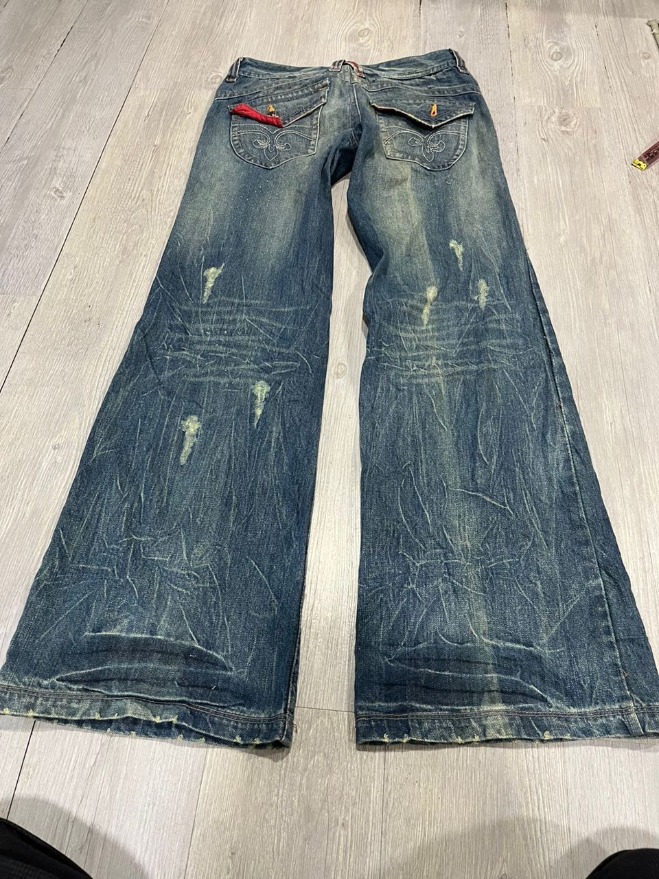 Japanese Brand Vintage SKELETON jeans BY CASSE Japanese brand Size US 29 - 2 Thumbnail