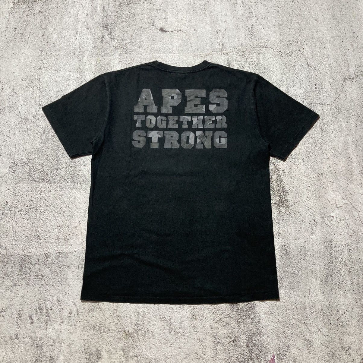 Bape Bape A Bathing Ape College Logo “Together Strong” Tee Black Size US XL / EU 56 / 4 - 9 Thumbnail