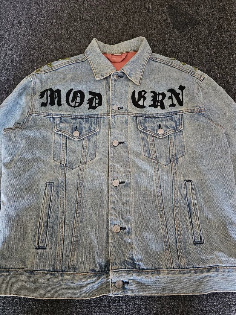 Gucci Gucci Floral embroidered denim jacket Size US M / EU 48-50 / 2 - 2 Thumbnail