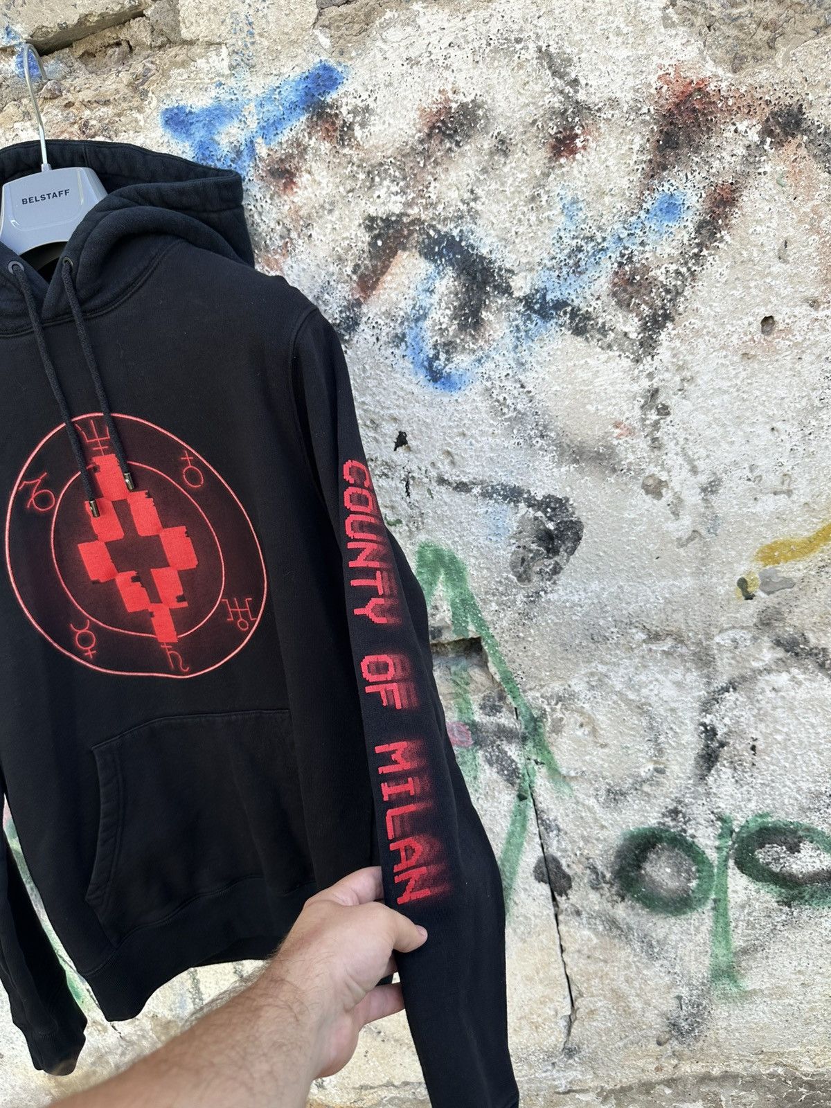 Marcelo Burlon Mercelo Burlon Hoodie County of Milan "Never Sleep" Large Size US L / EU 52-54 / 3 - 2 Thumbnail