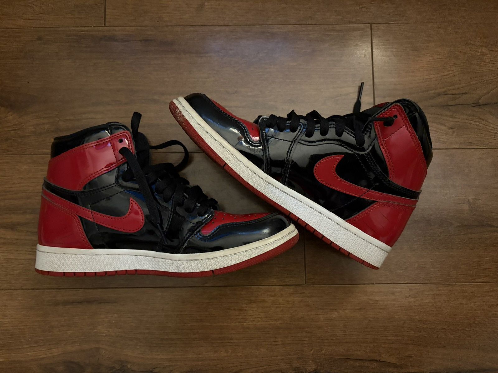 Jordan Brand Jordan 1 High Patent Bread Size US 8 / IT 38 - 2 Thumbnail