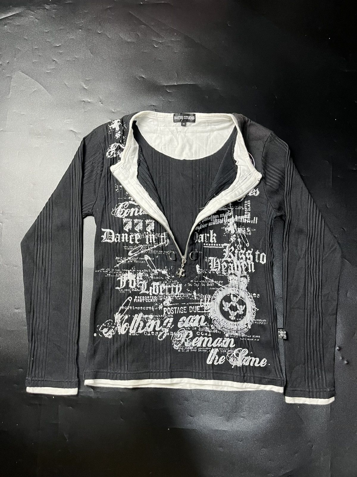 If Six Was Nine × Japanese Brand × Le Grande Bleu (L.G.B.) Japanese Batsu Studio Poem Style Gimmick Zip Size US M / EU 48-50 / 2 - 2 Thumbnail