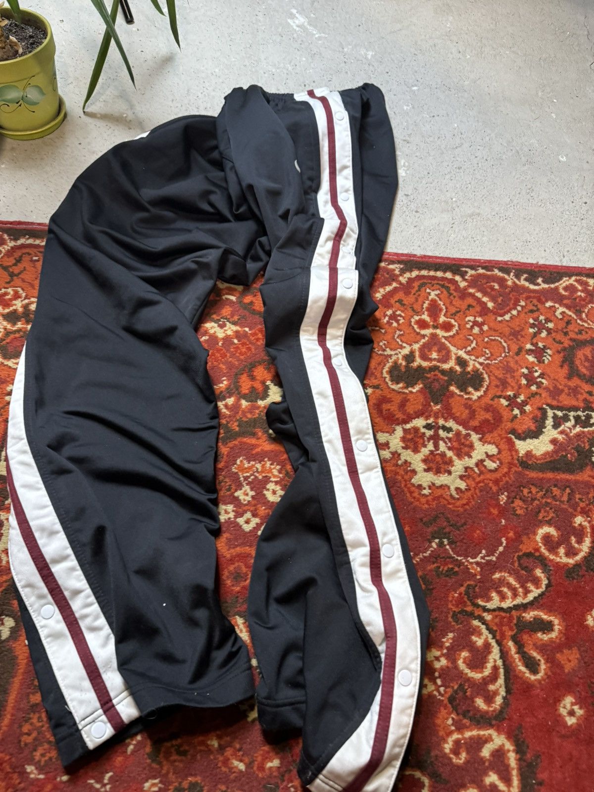 Nike × Vintage Vintage Y2K Nike Swoosh Logo Stripe Track Baggy Pants Size US 36 / EU 52 - 4 Thumbnail