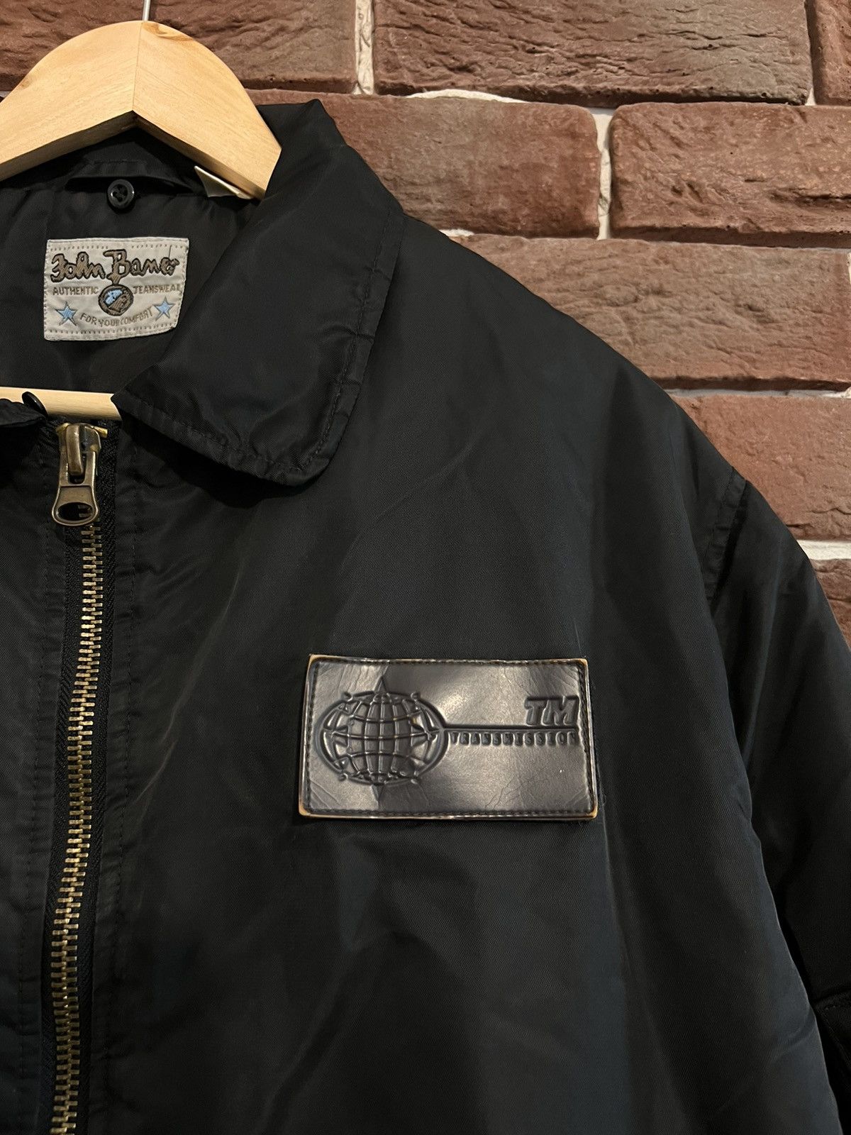 Vintage Ma1 Flyer Black Vintage Nylon Bomber Jacket BoxyFit Oversize Size US L / EU 52-54 / 3 - 3 Thumbnail