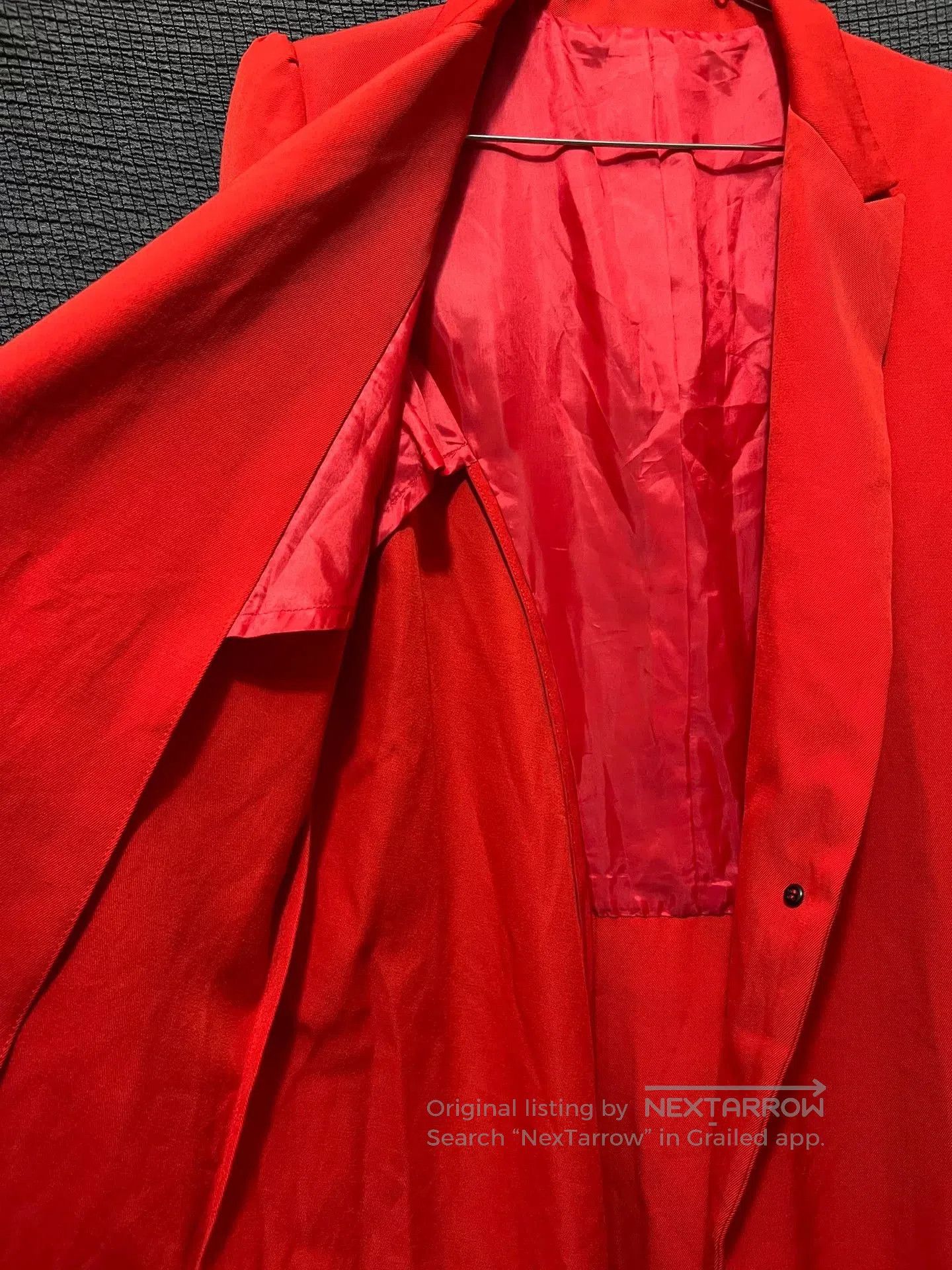 Yohji Yamamoto red oversized coat by yohji yamamoto. Size S / US 4 / IT 40 - 5 Thumbnail