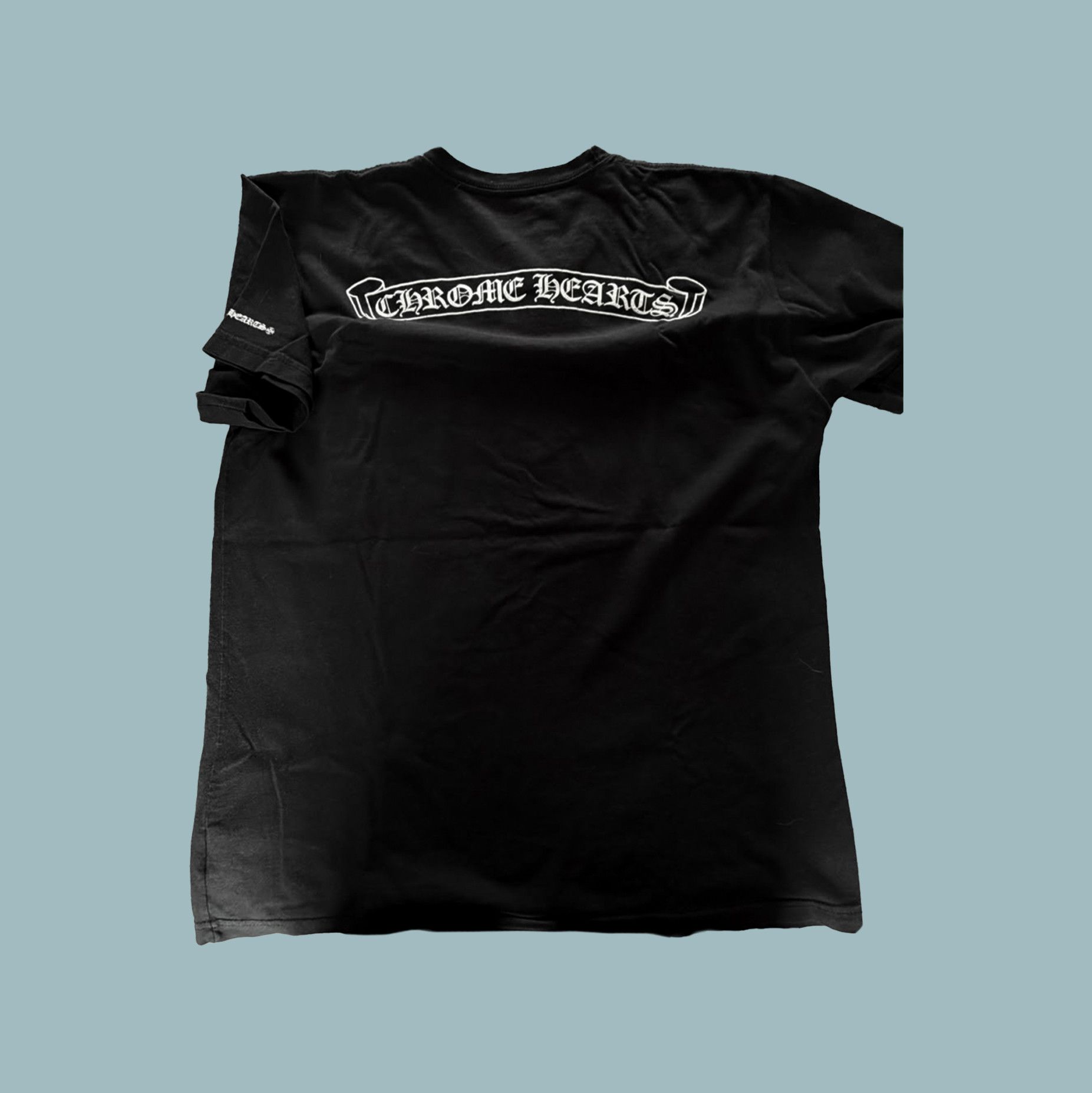 Chrome Hearts × Vintage RARE Chrome Hearts Scroll T Bar Stars Logo