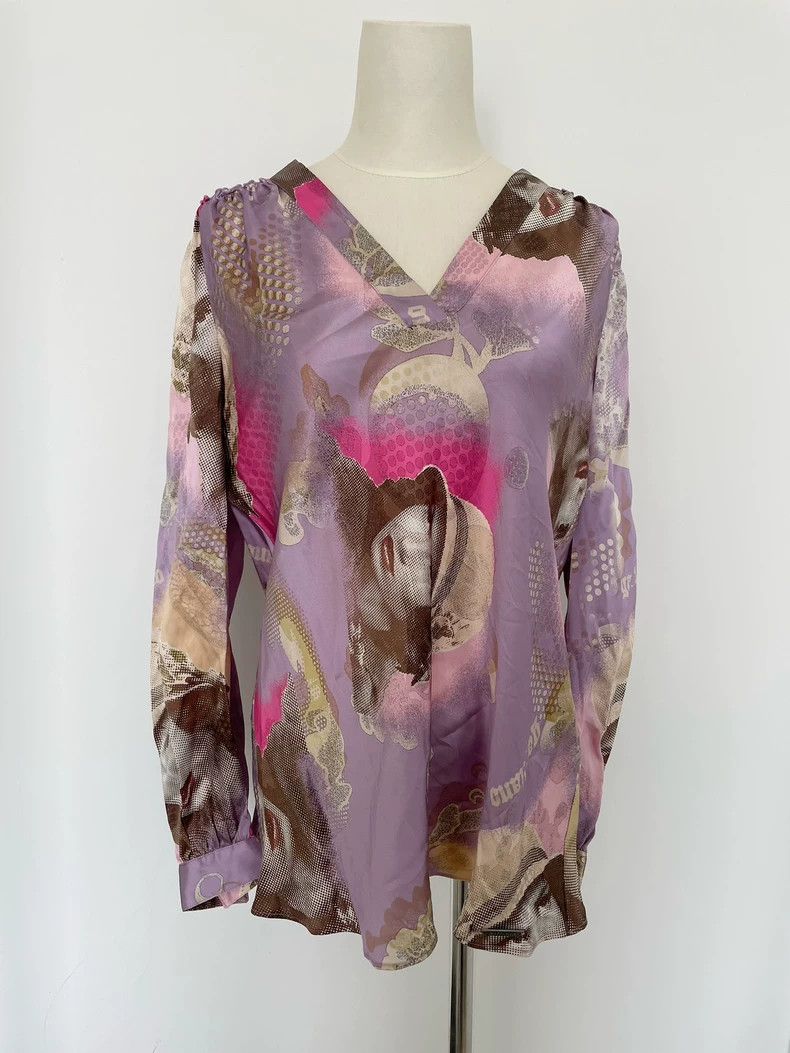 John Galliano John Galliano Vintage Girl Silk Shirt 2504-Nextarrow Size XS / US 0-2 / IT 36-38 - 1 Thumbnail