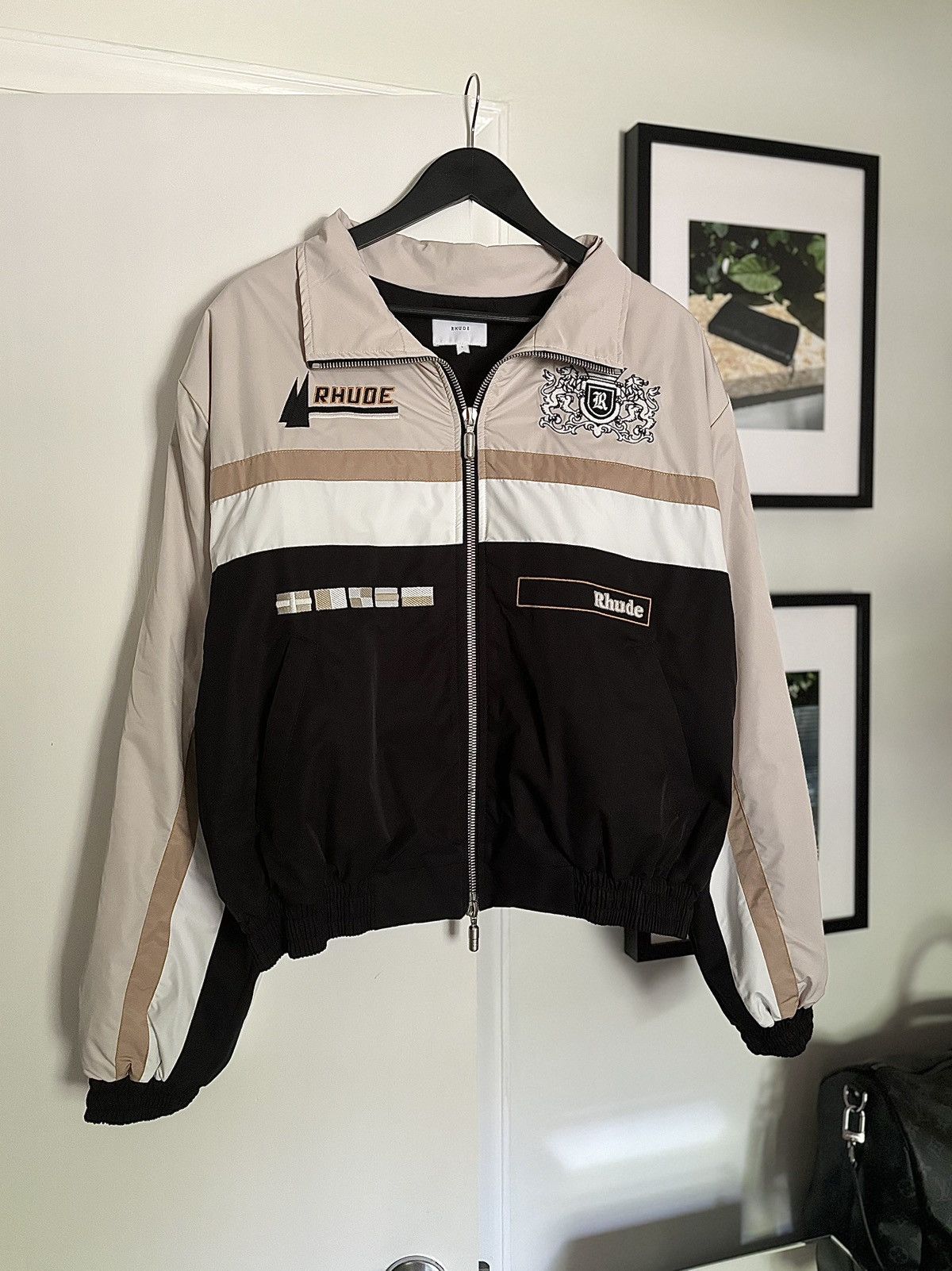 Rhude NEW MOTORCYCLE RACING JACKET | Grailed