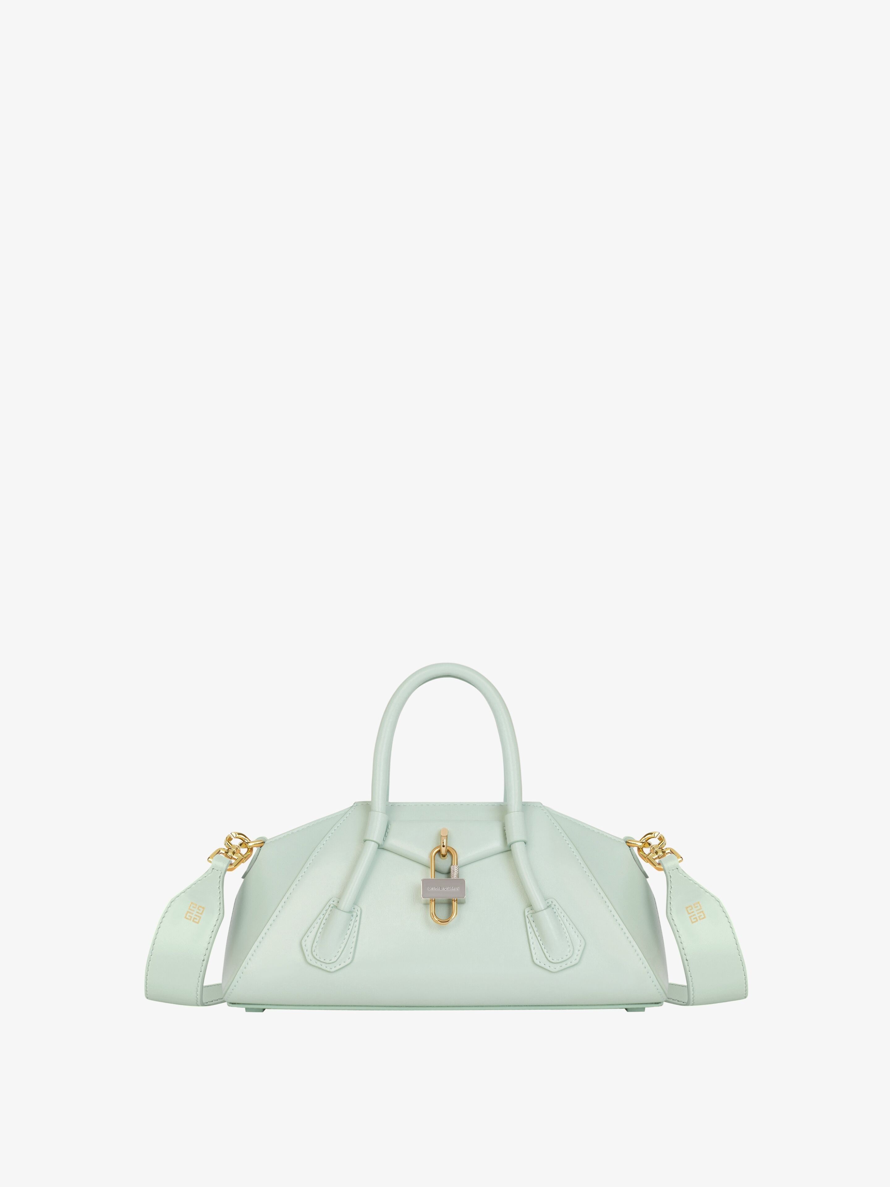 Givenchy o1srvl11e0225 Size: OS / Mini Antigona Bag in Light Green Size ONE SIZE - 1 Thumbnail