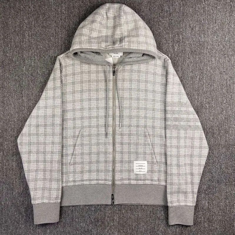 Thom Browne Thom Browne Women's Gray Cotton Jacket 0089 Size M / US 6-8 / IT 42-44 - 1 Thumbnail