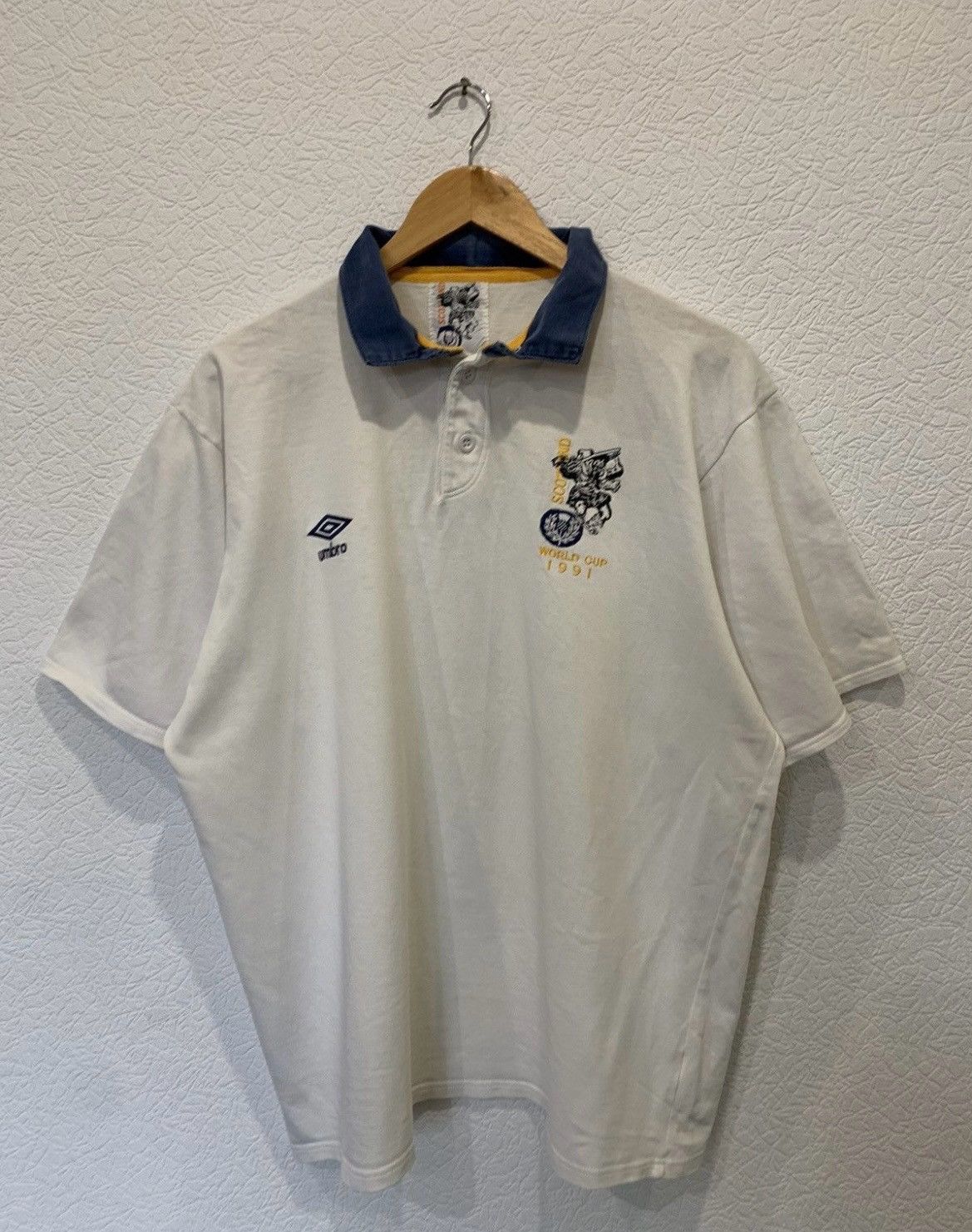 Vintage Umbro 90’s Scotland T Shirt Polo