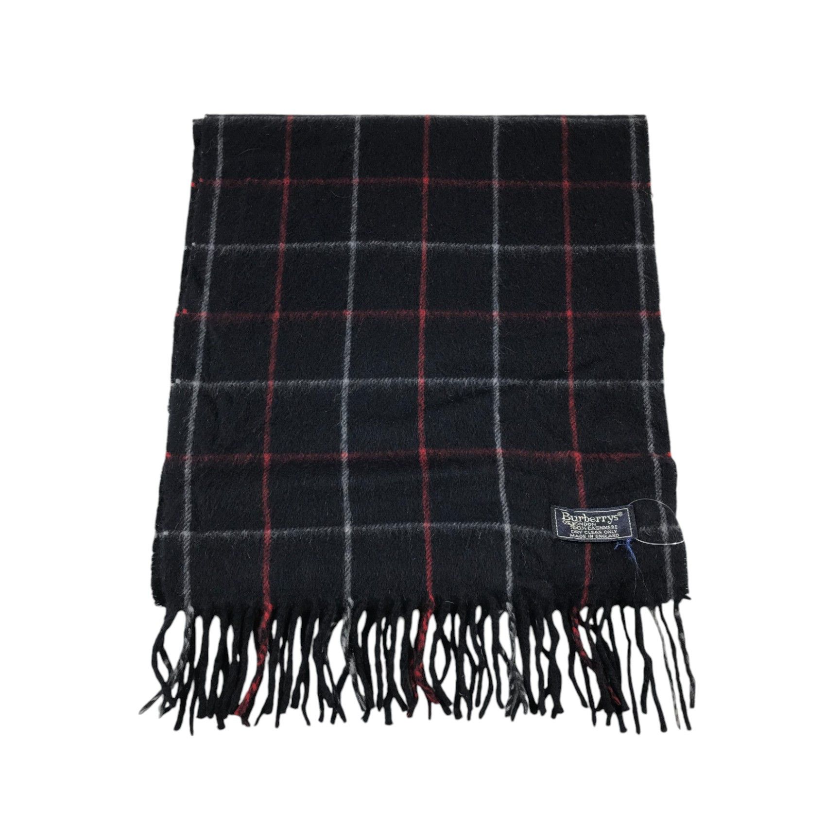 Burberry × Vintage Burberry Scarf / Muffler / Neckwear - WW1344 Size ONE SIZE - 2 Thumbnail
