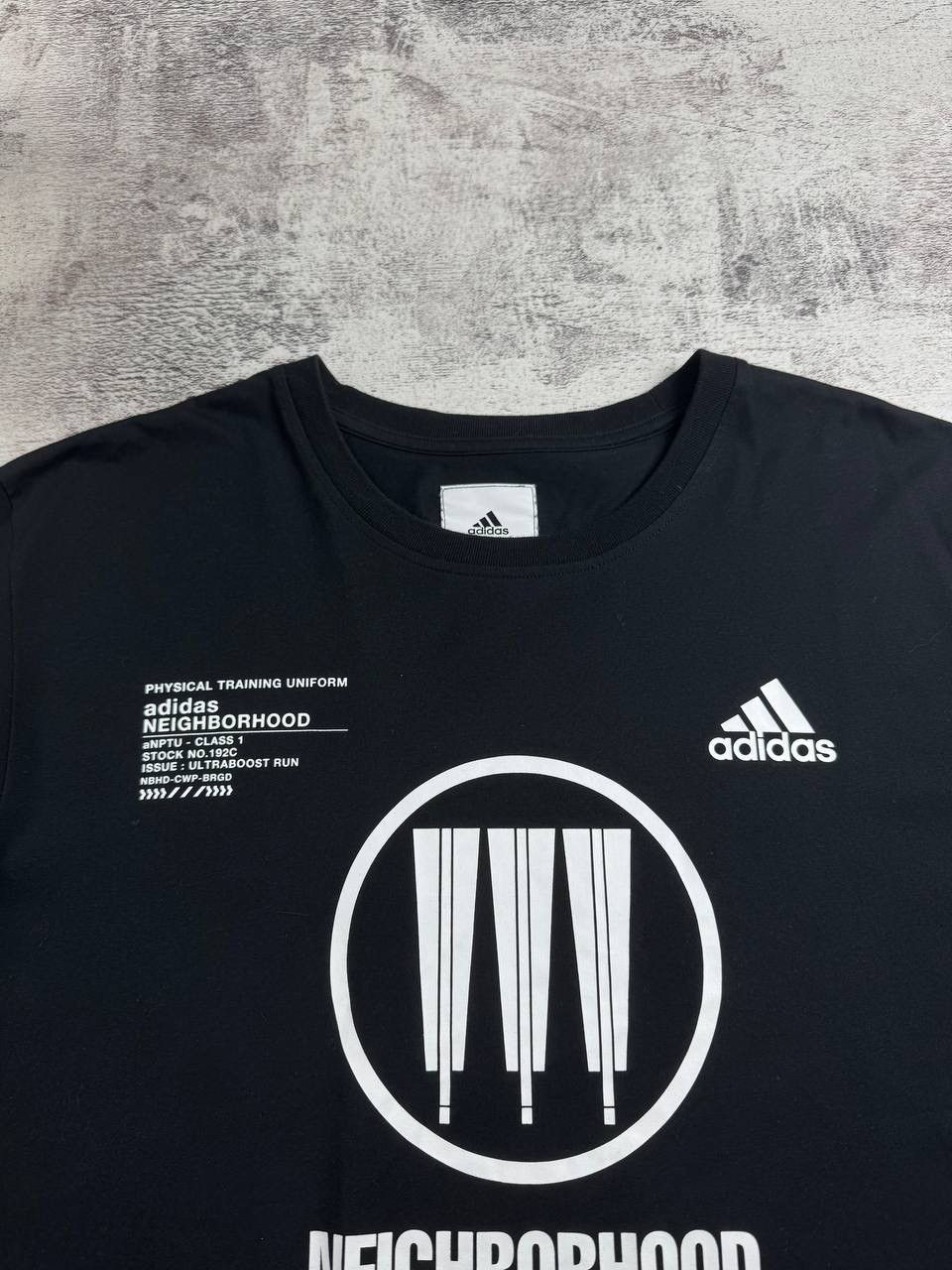 Adidas × Neighborhood Adidas X Neighborhood Men’s L Size Black Collaboration Cotton Jersey T-Shirt Tee Size US L / EU 52-54 / 3 - 5 Thumbnail
