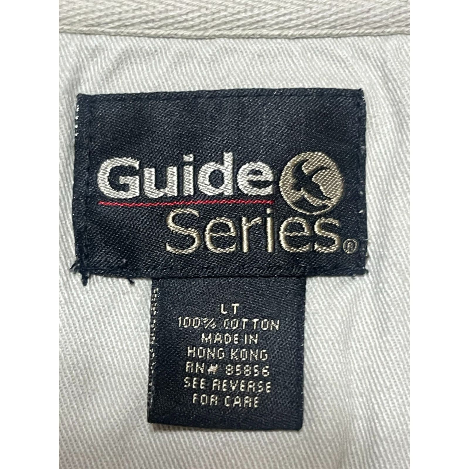 Vintage Guided Series Sweater Men’s Size Large Tall Brown Tan 1/4 Buttons Pullover Knit Cotton Regular Weight Casual Size US L / EU 52-54 / 3 - 5 Thumbnail